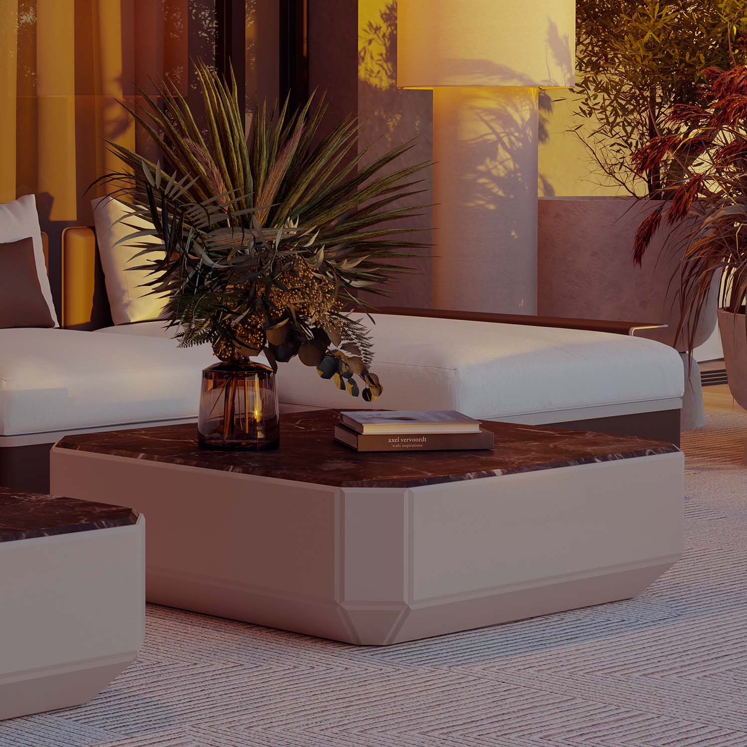 EVEN Coffee Table - Grande table basse d'extérieur design personnalisable