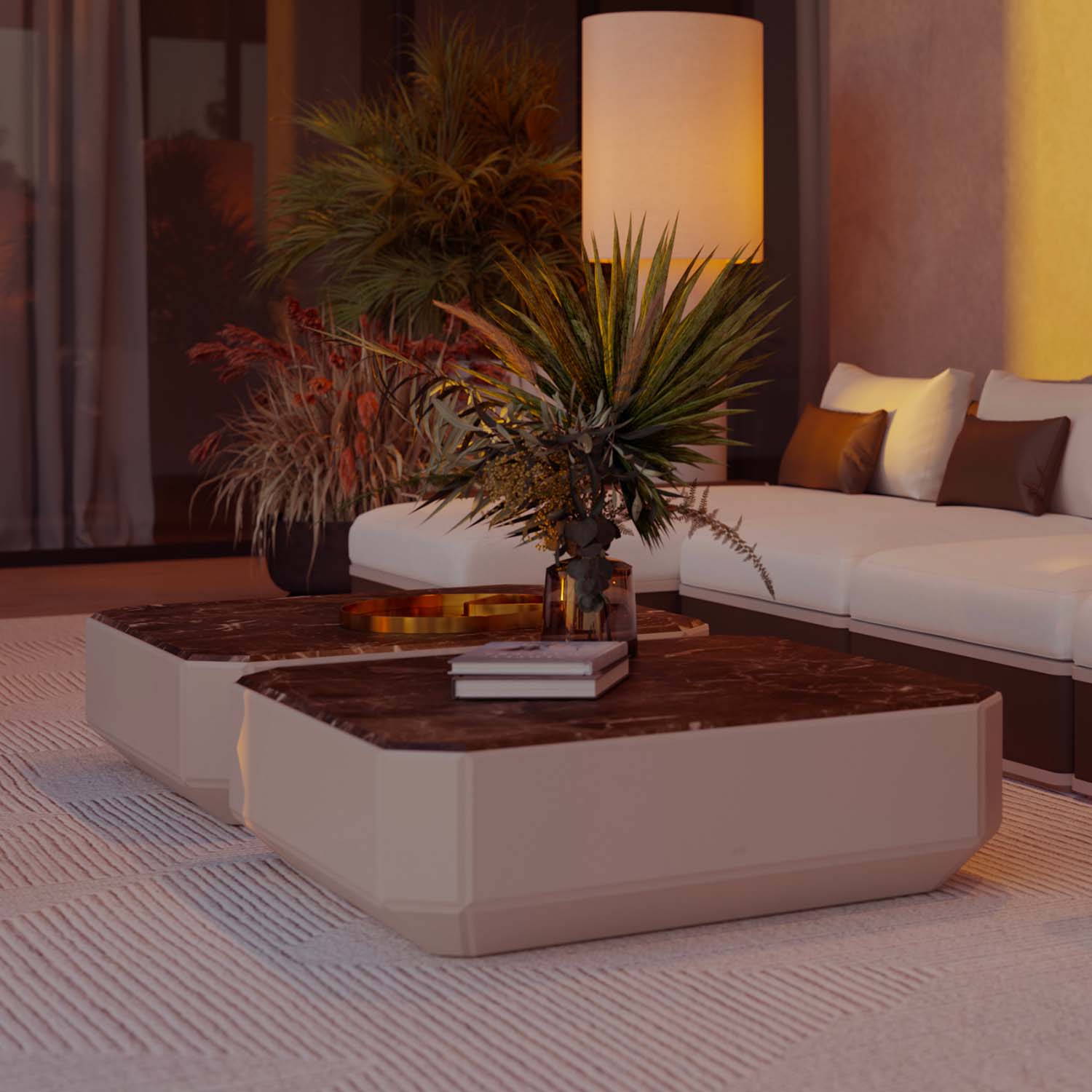 EVEN Coffee Table - Grande table basse d'extérieur design personnalisable