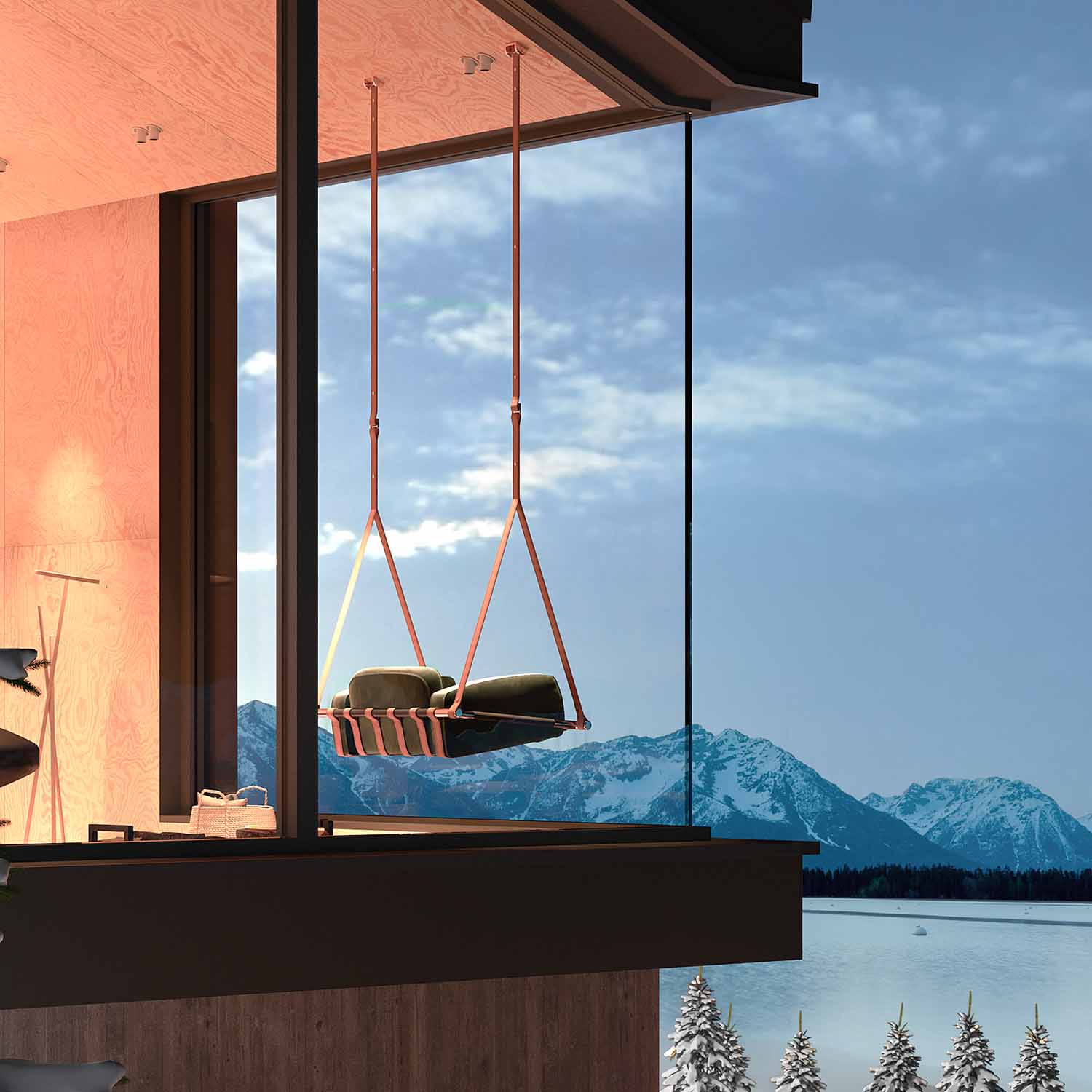 FABLE Hanging Armchair - Fauteuil suspendu haut de gamme personnalisable