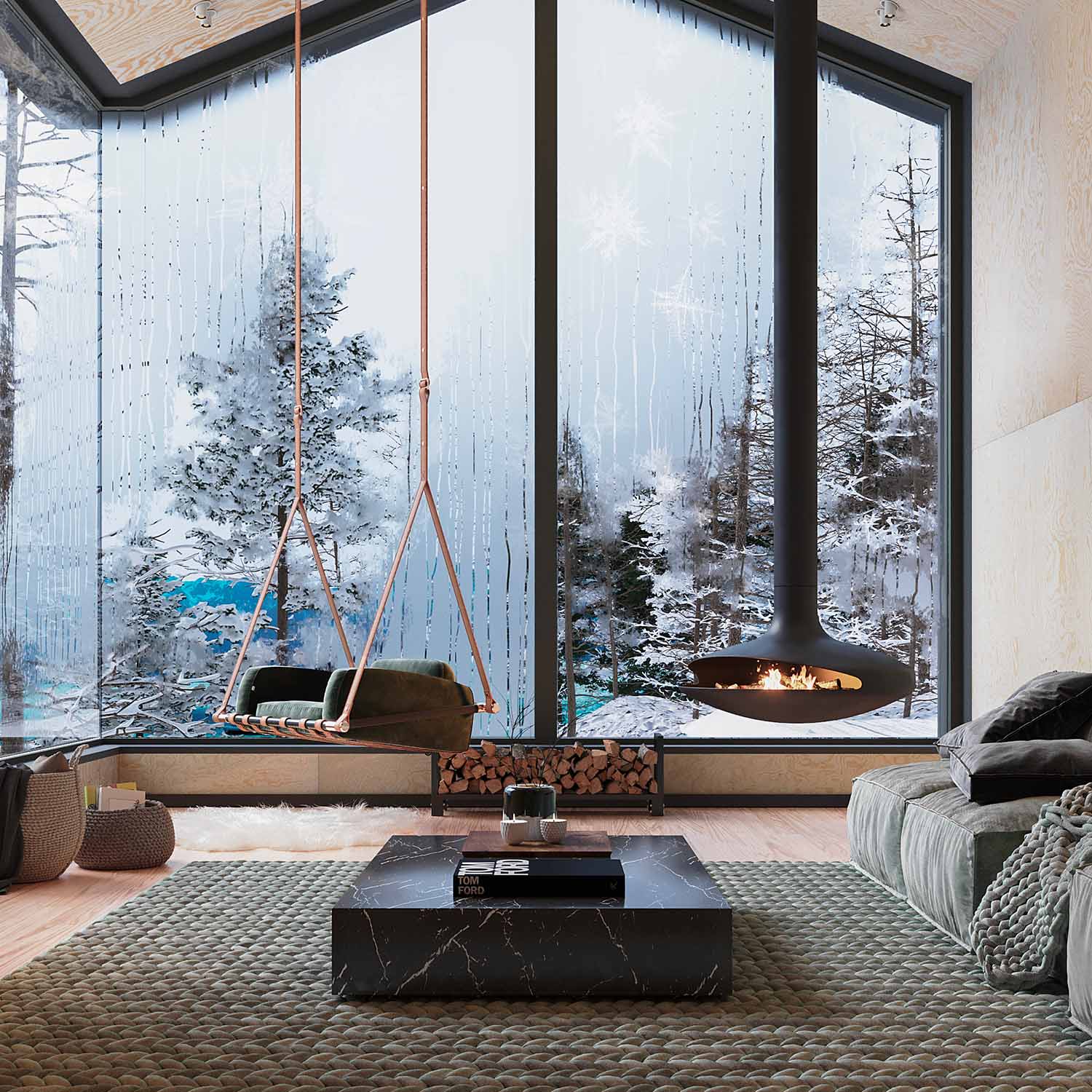 FABLE Hanging Armchair - Fauteuil suspendu haut de gamme personnalisable