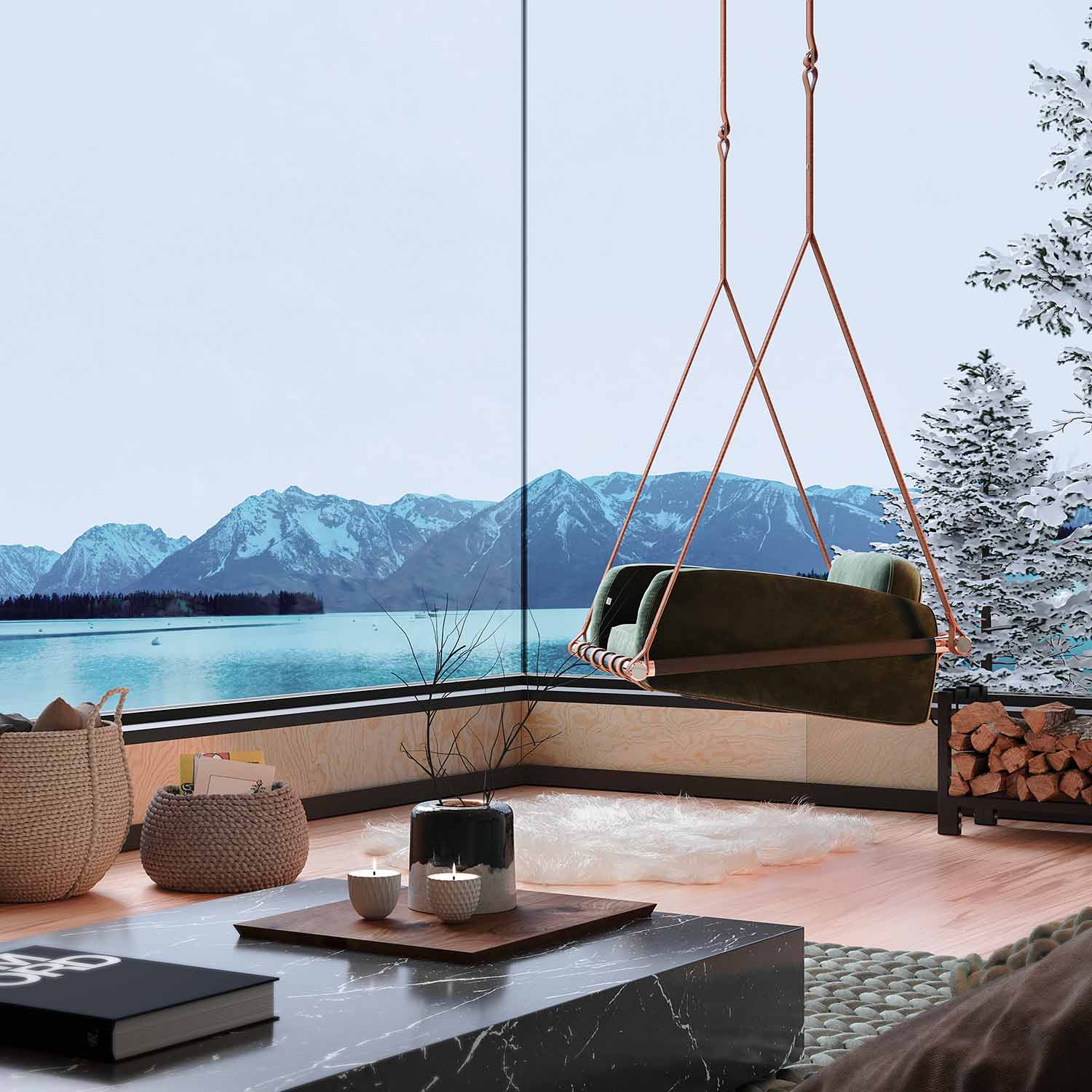 FABLE Hanging Armchair - Fauteuil suspendu haut de gamme personnalisable