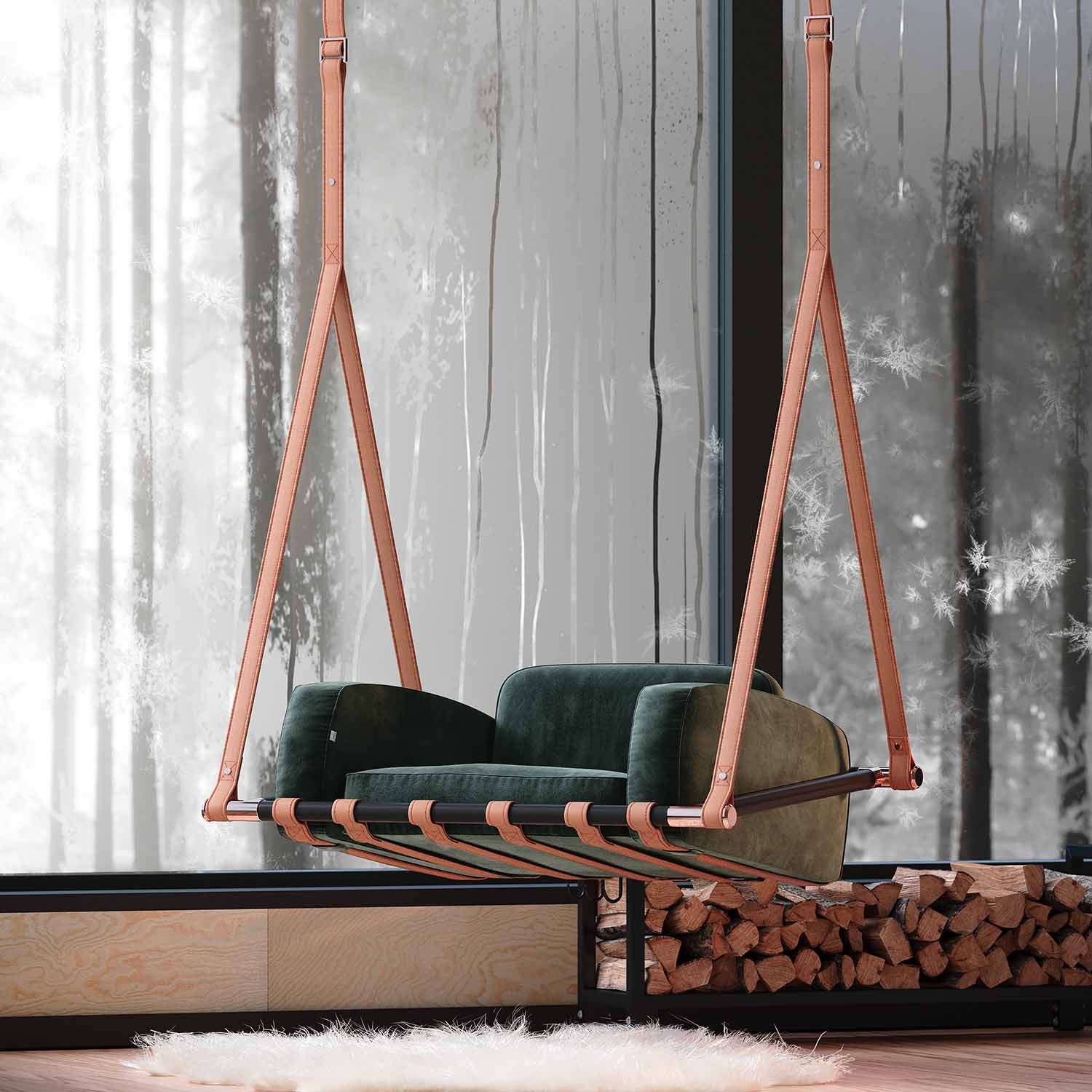 FABLE Hanging Armchair - Fauteuil suspendu haut de gamme personnalisable