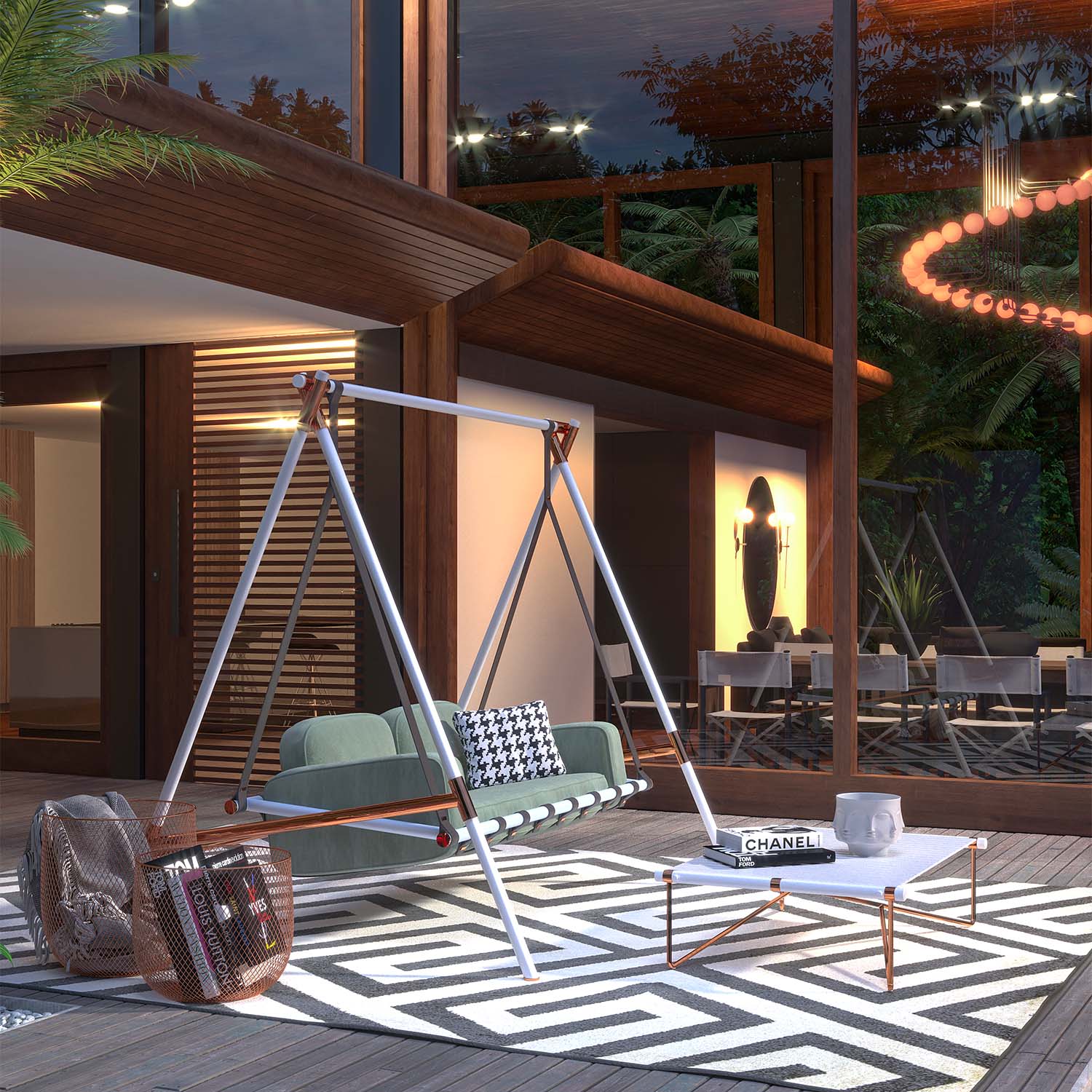 FABLE Swing Sofa - Canapé balançoire haut de gamme personnalisable