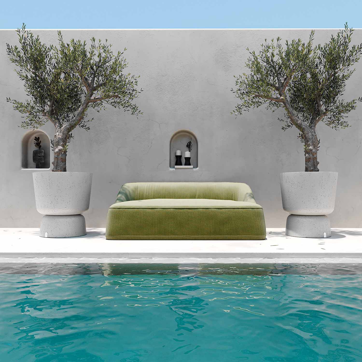 FLOW Sofa - Canapé d'extérieur en mousse haut de gamme personnalisable