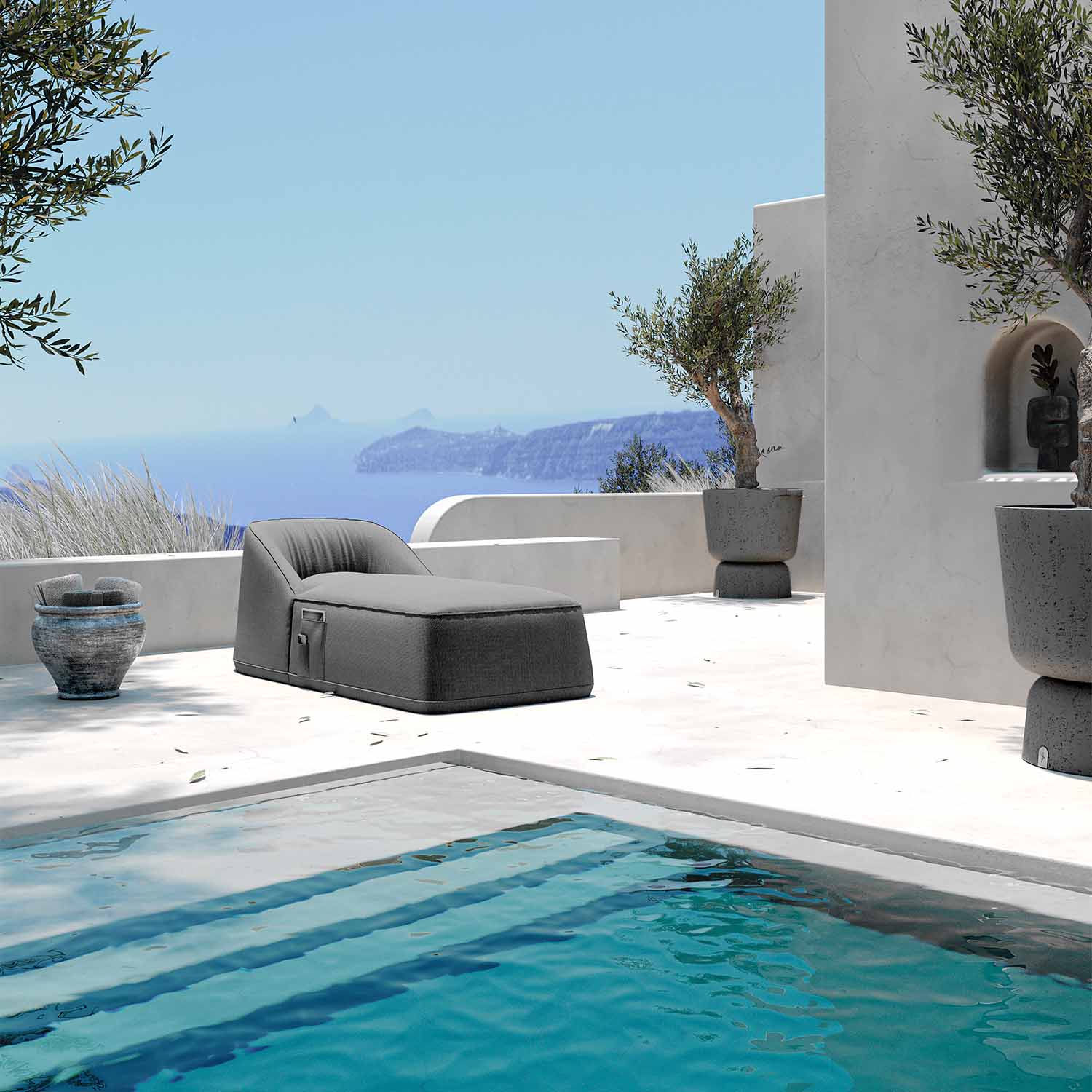 FLOW Sunbed - Bain de soleil en mousse haut de gamme personnalisable