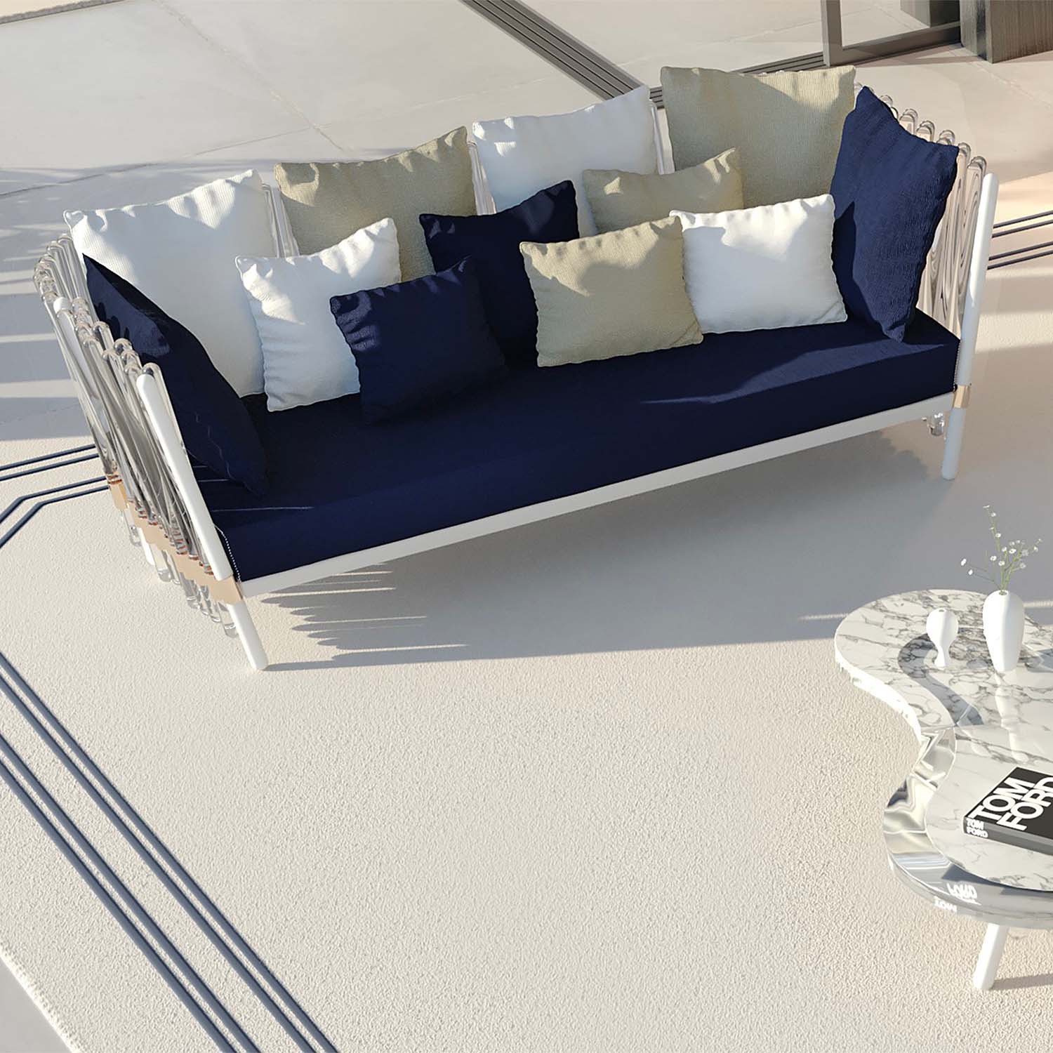 HOUDINI Sofa - Canapé d'extérieur design haut de gamme personnalisable