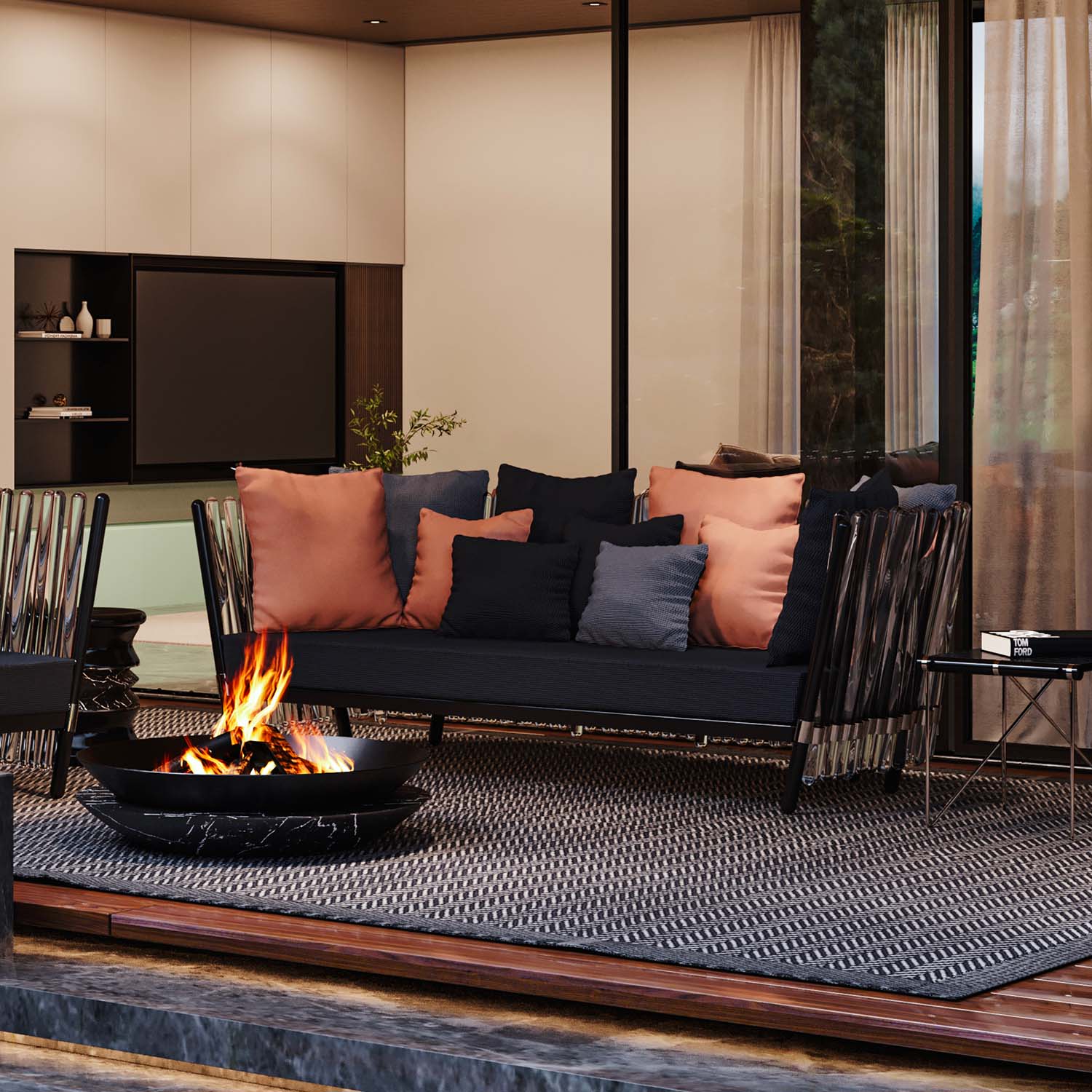 HOUDINI Sofa - Canapé d'extérieur design haut de gamme personnalisable