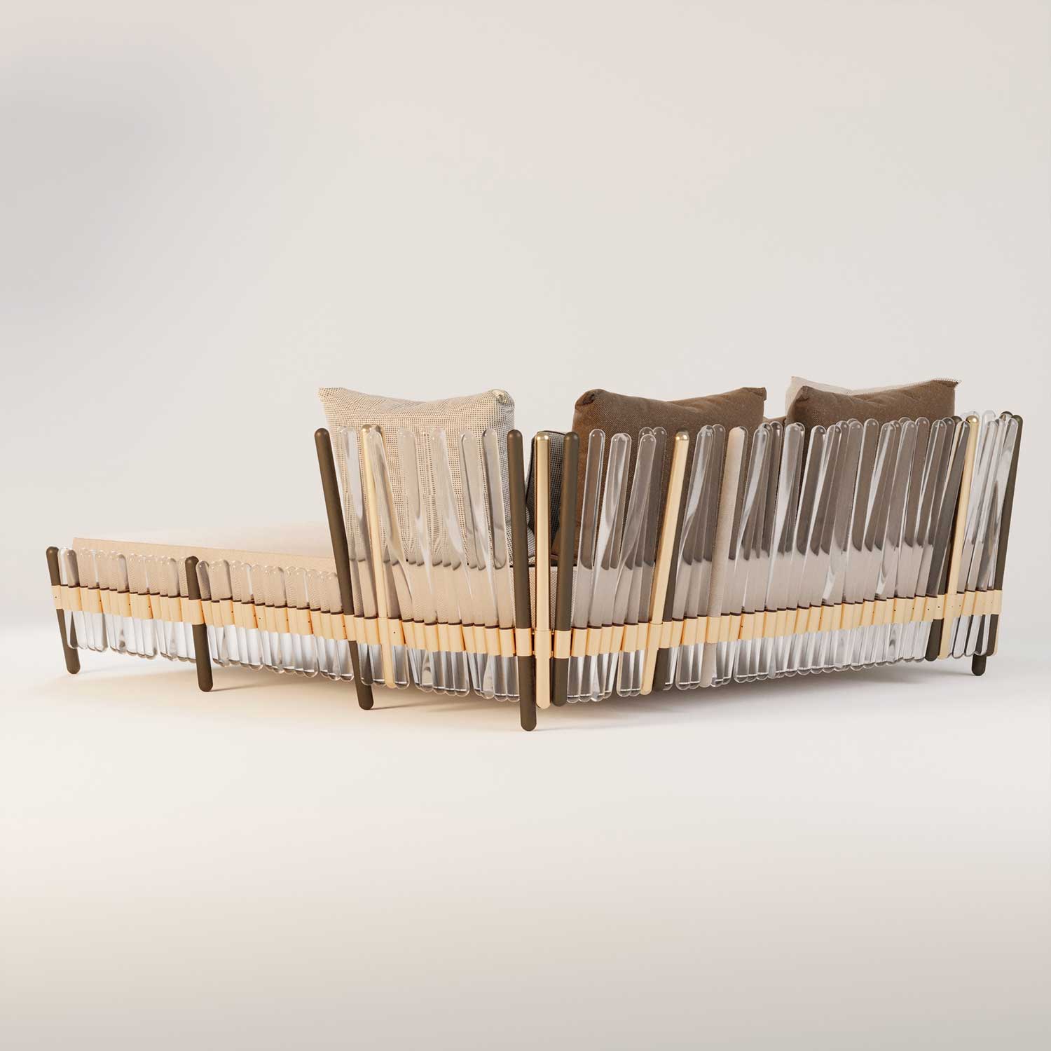 HOUDINI Daybed - Lit de jour d'extérieur haut de gamme personnalisable