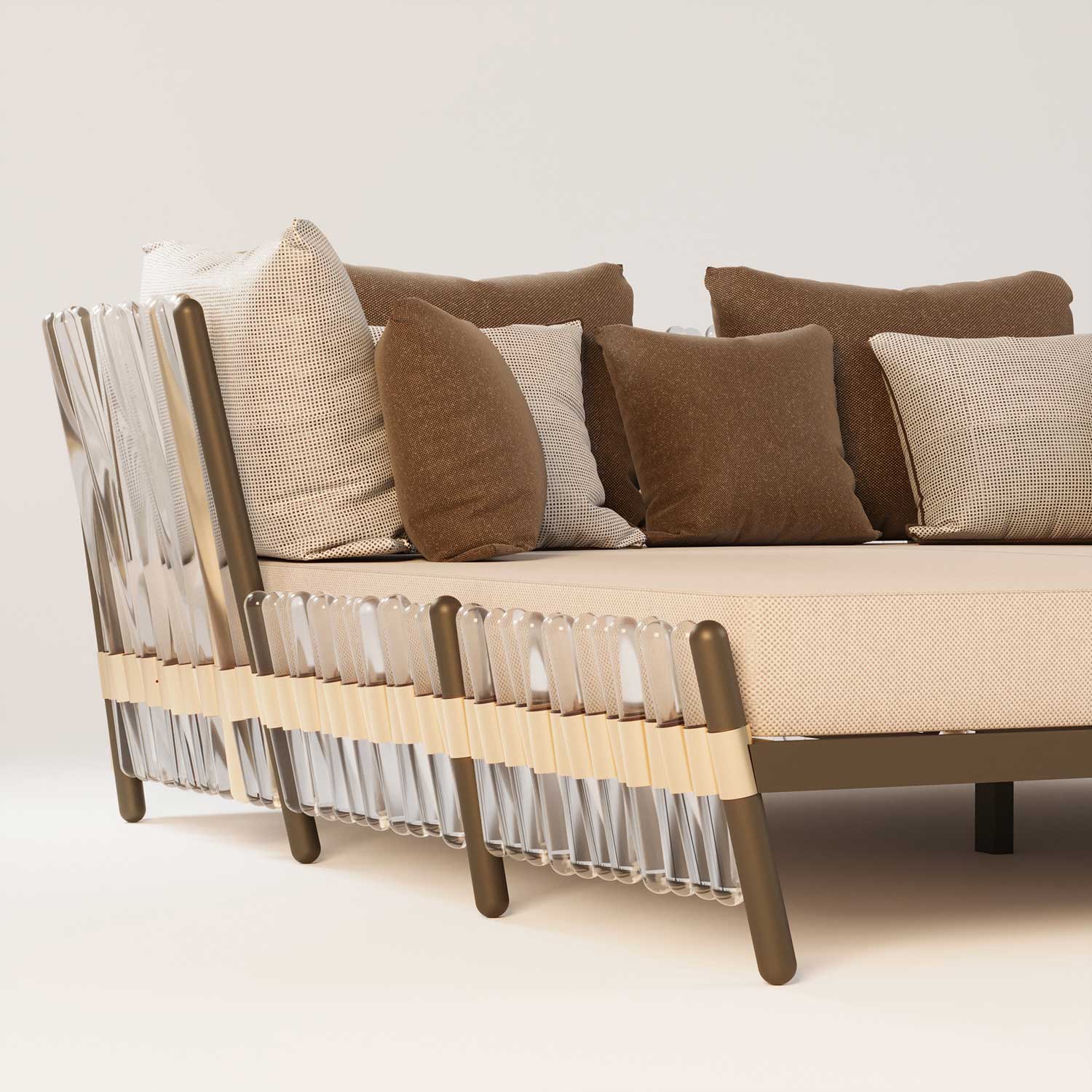 HOUDINI Daybed - Lit de jour d'extérieur haut de gamme personnalisable