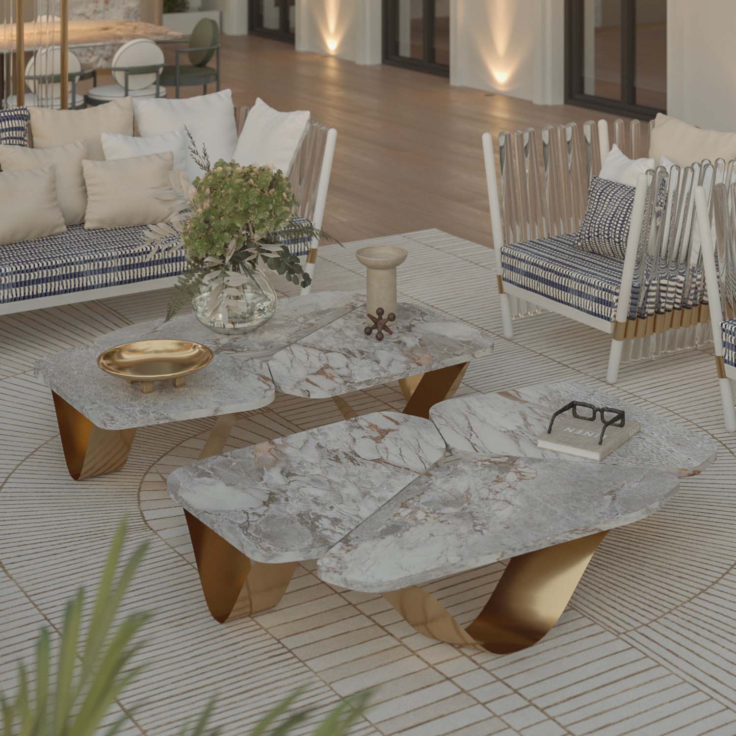 KAI Coffee Table - Table basse d'extérieur haut de gamme personnalisable