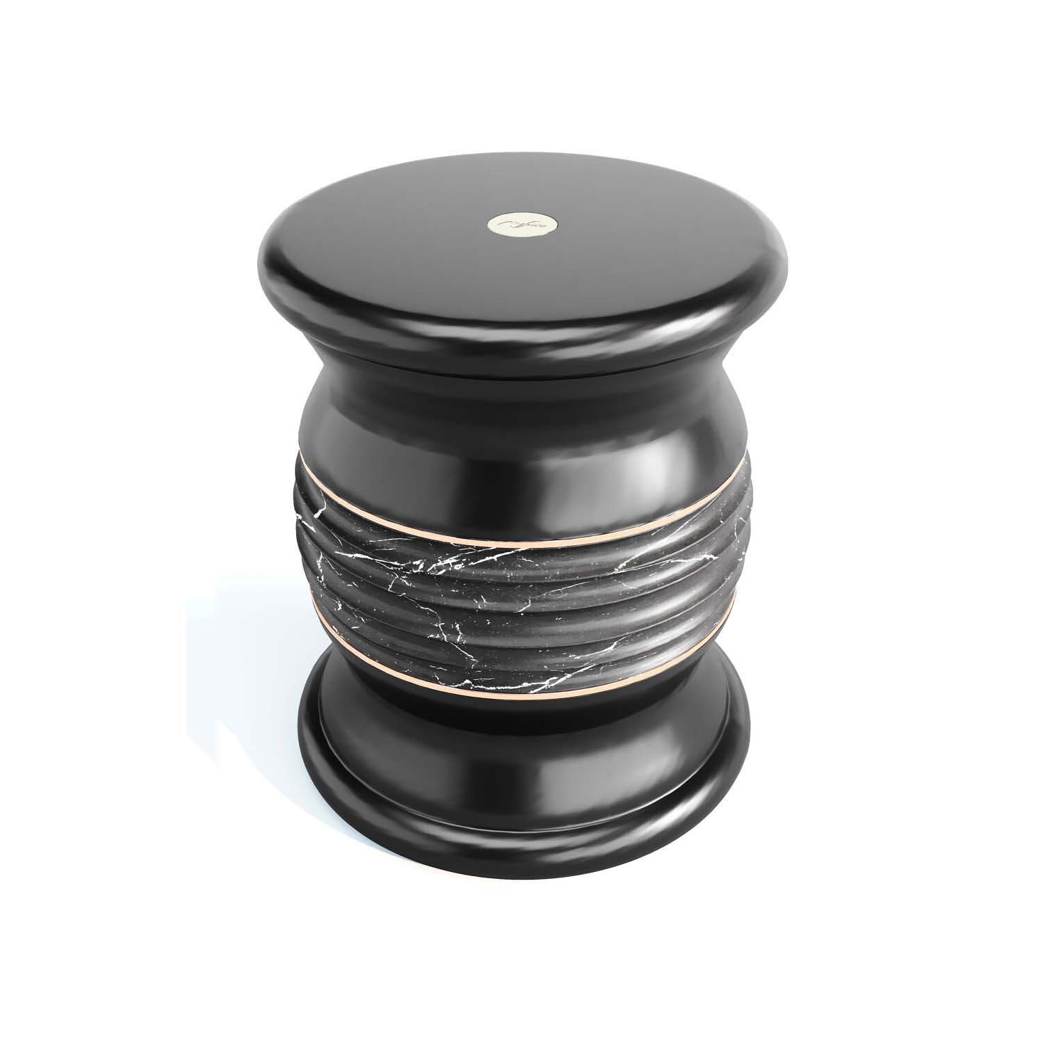 LONIAN Tourbillon Stool - Tabouret d'extérieur luxe personnalisable