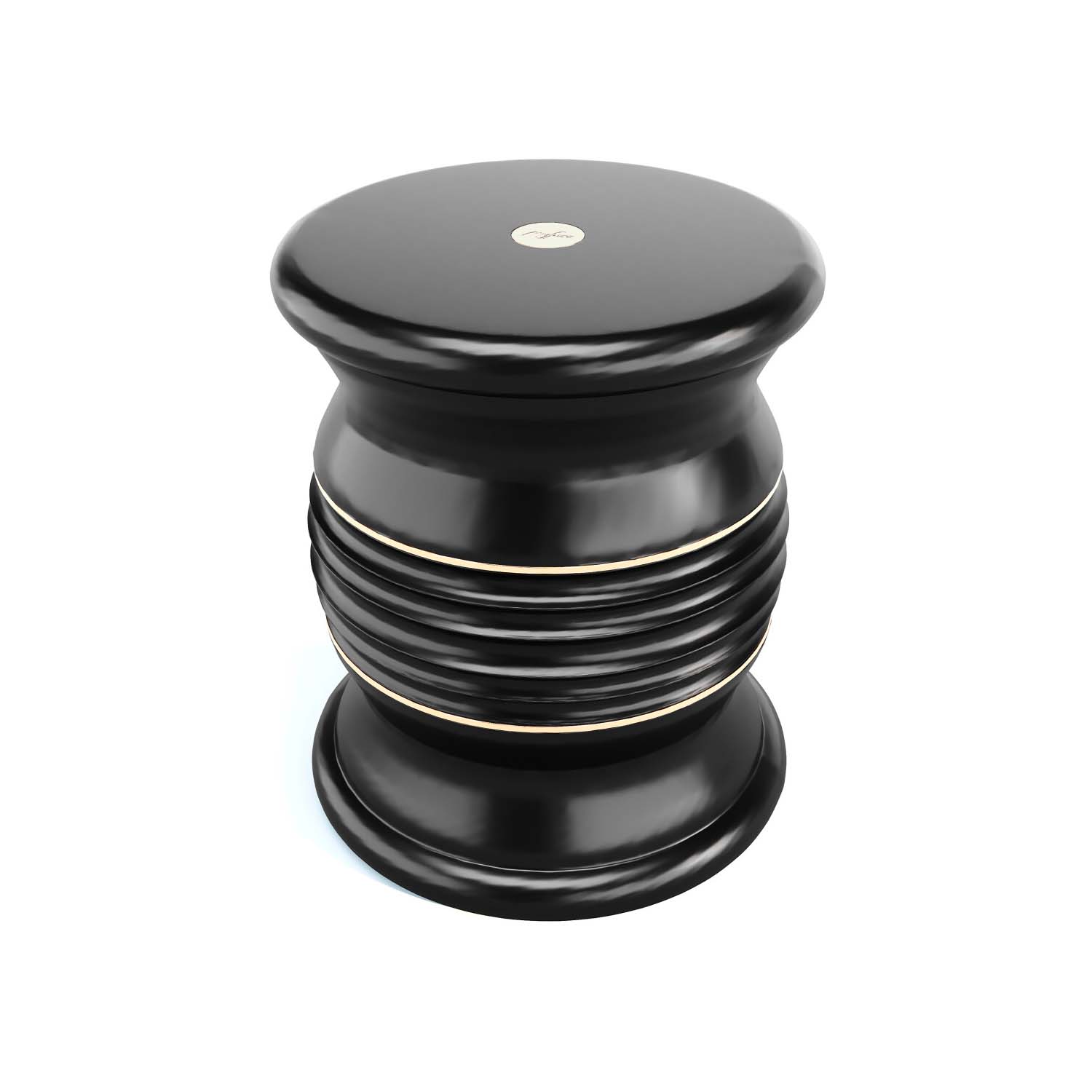 LONIAN Tourbillon Stool - Tabouret d'extérieur luxe personnalisable