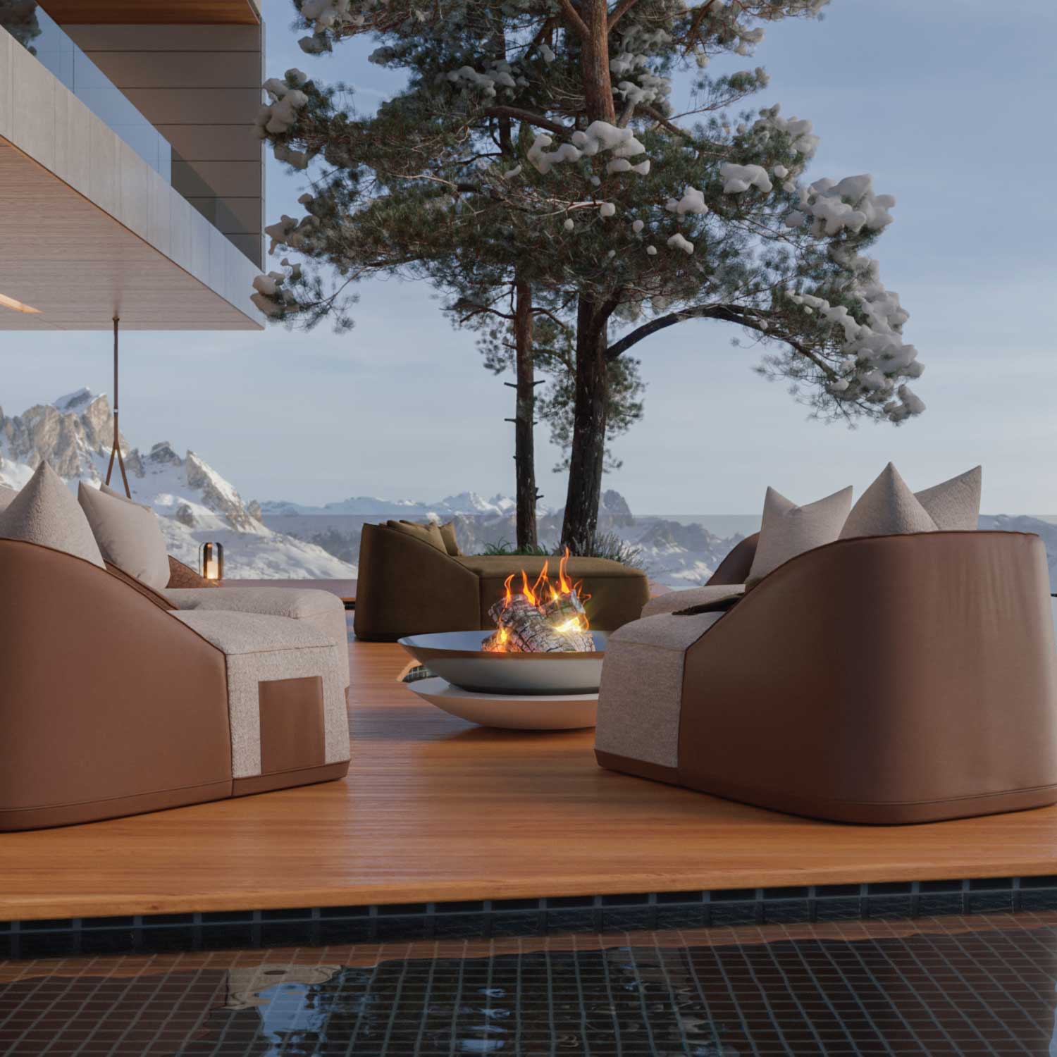 SPHERE - Braséro design haut de gamme personnalisable