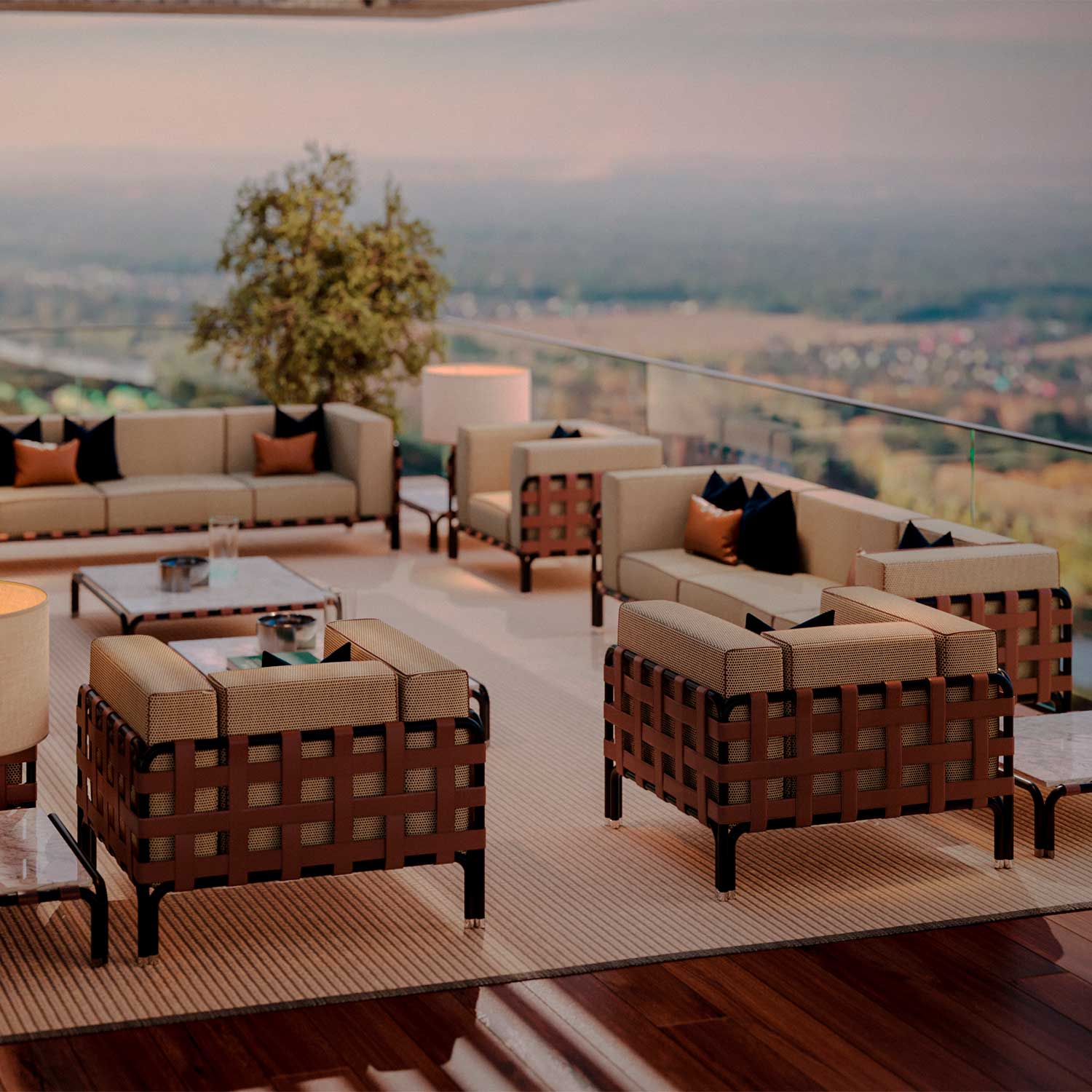 HOUND Armchair - Fauteuil d'extérieur haut de gamme personnalisable