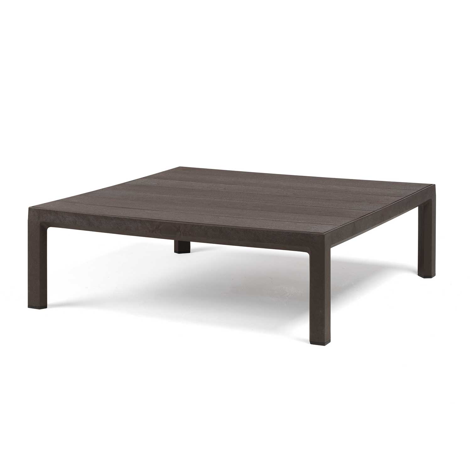 MAXIMO 80 - Table basse carrée extérieur en résine effet mat