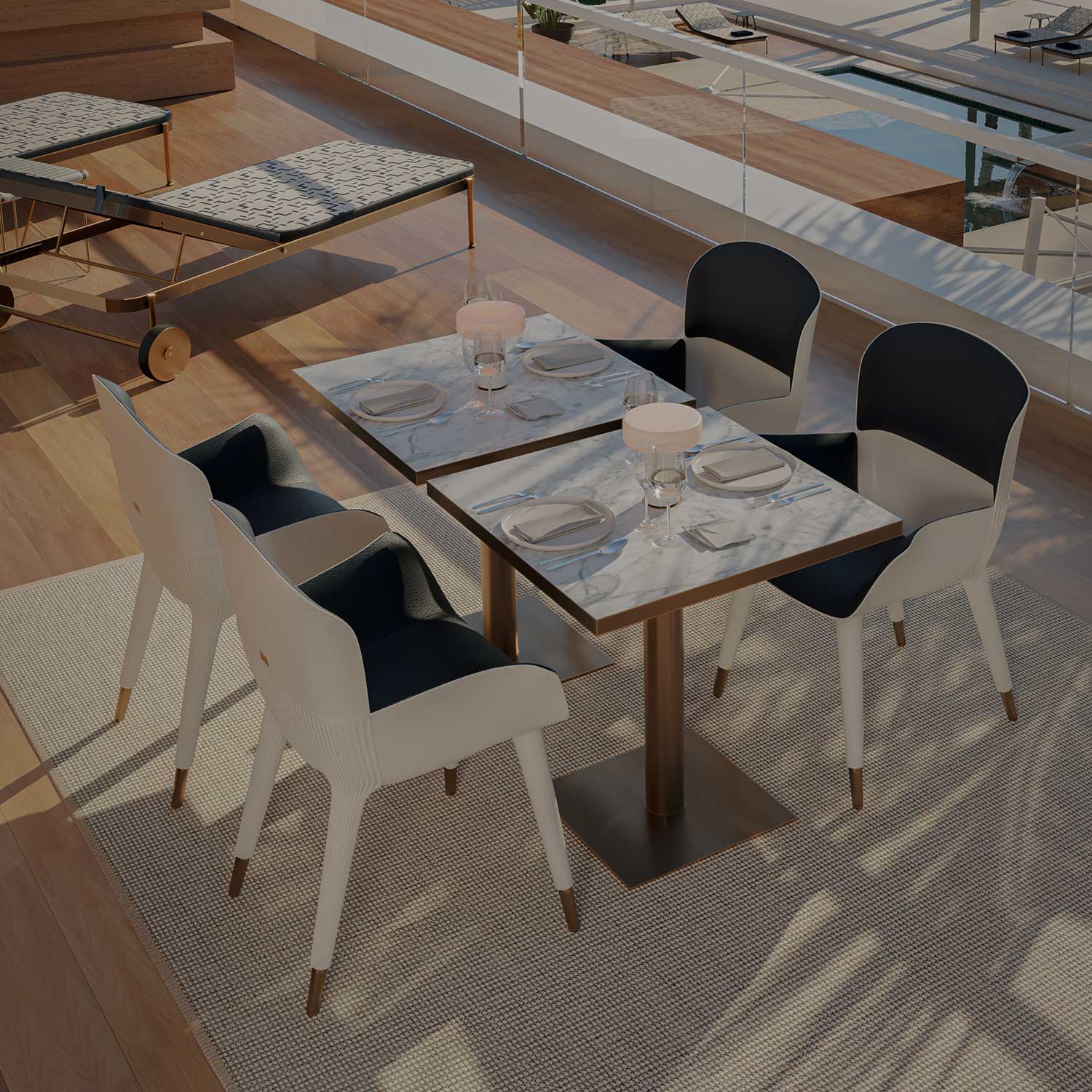 ELEANOR Dining Armchair - Chaise d'extérieur haut de gamme personnalisable