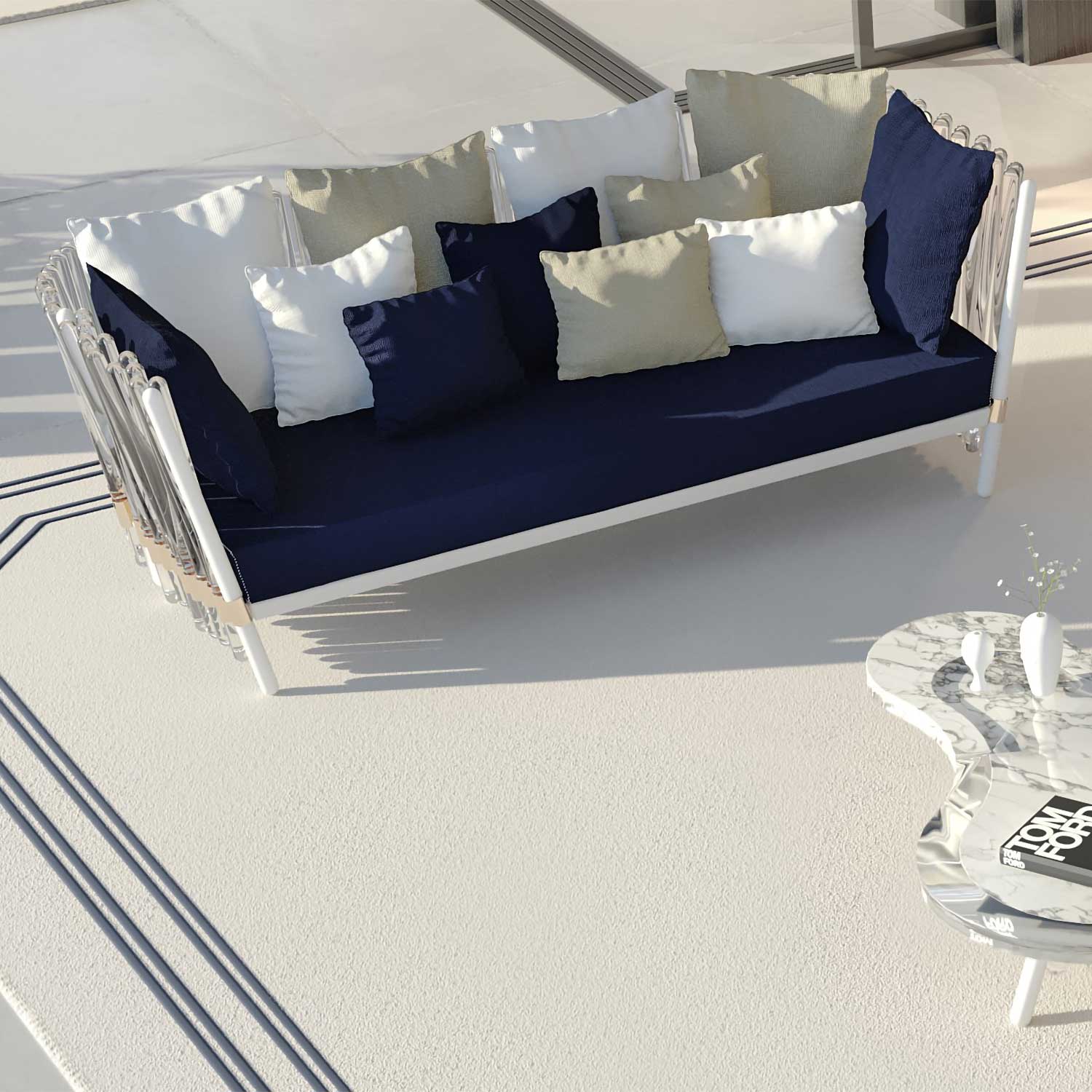 PILLOW - Coussin d'extérieur design haut de gamme personnalisable