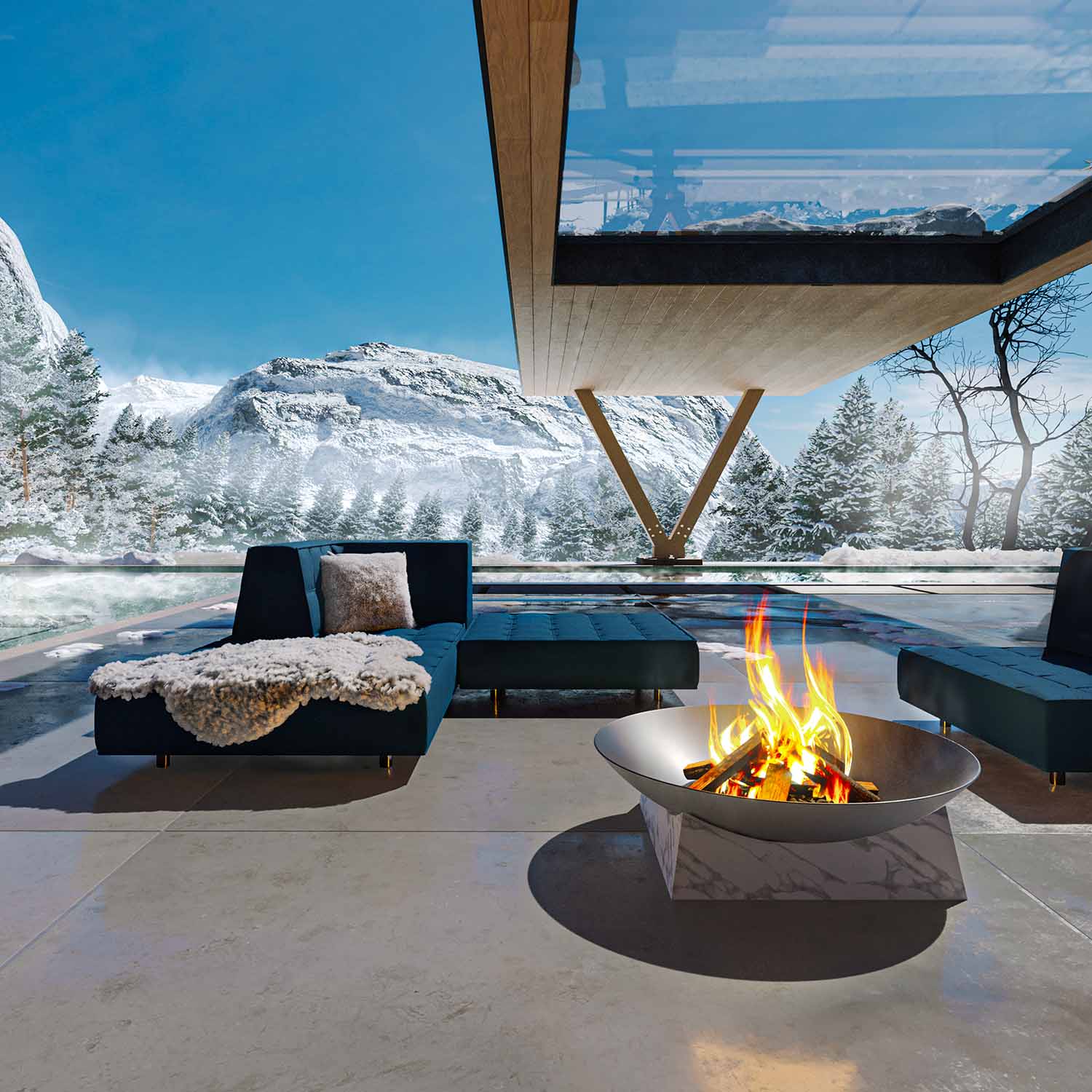 MO Modular Sofa - Canapé modulable d'extérieur haut de gamme personnalisable