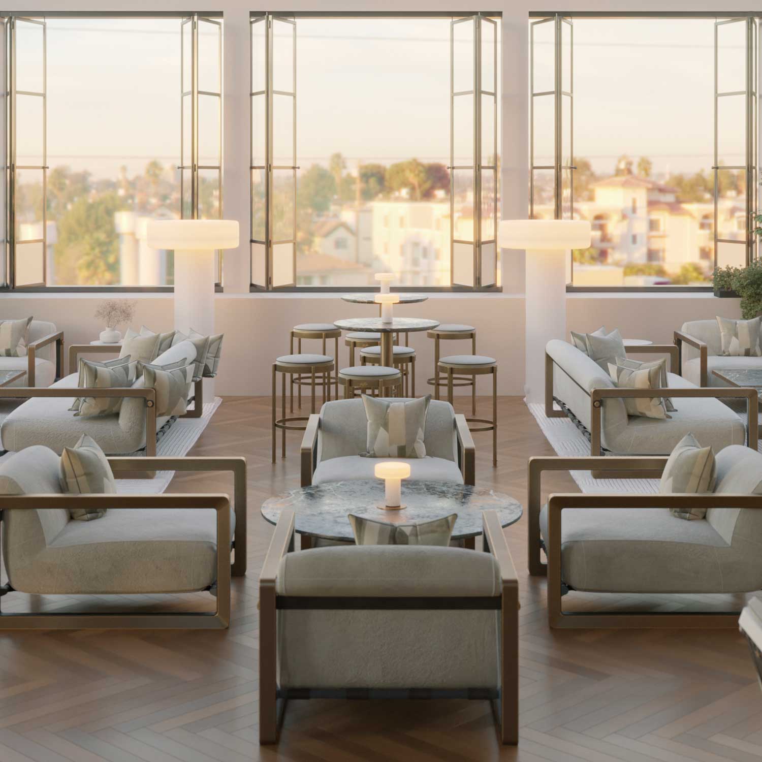 TRACE Bar Stool - Tabouret de bar d'extérieur haut de gamme personnalisable