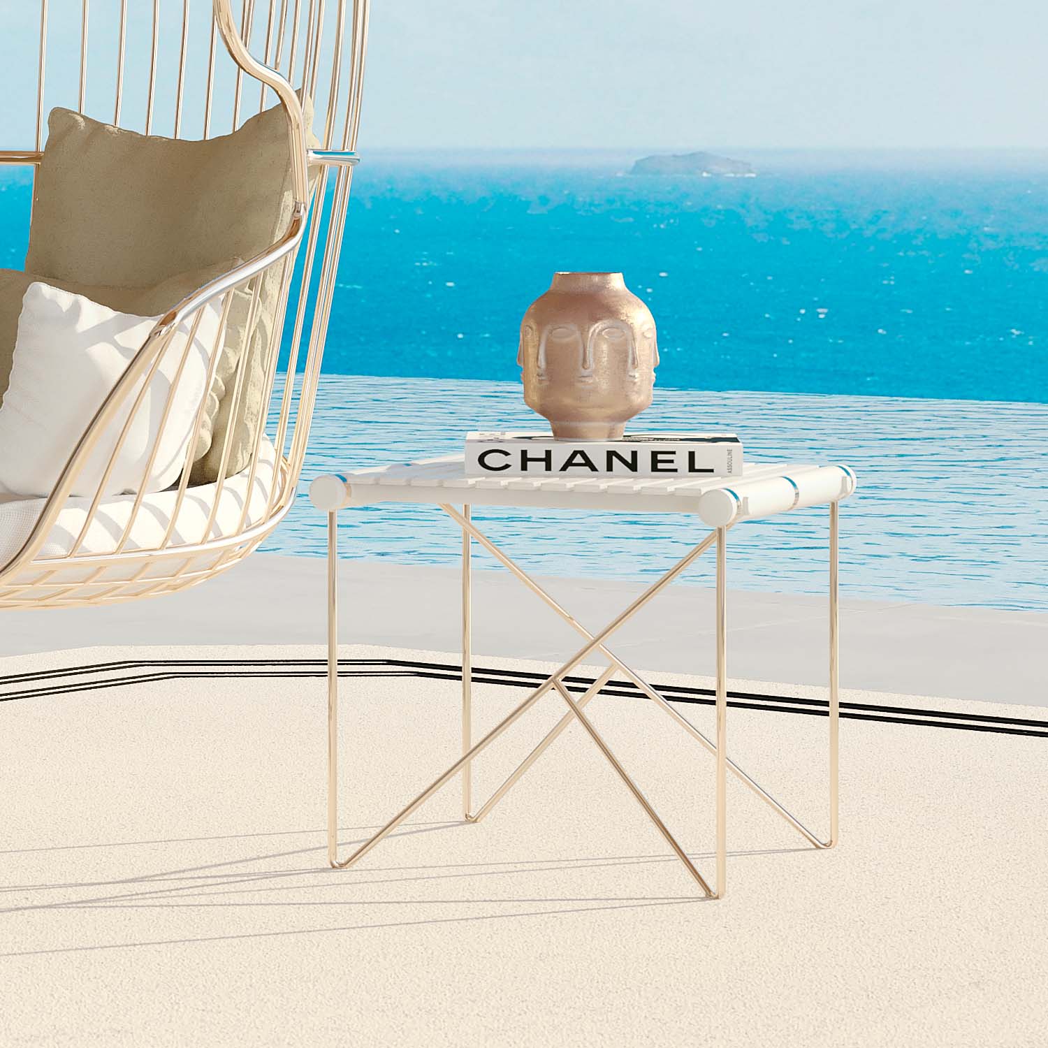 NOA Side Table - Table d'appoint d'extérieur haut de gamme personnalisable