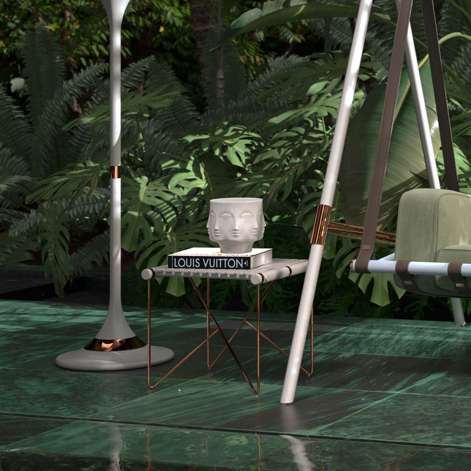 NOA Side Table - Table d'appoint d'extérieur haut de gamme personnalisable