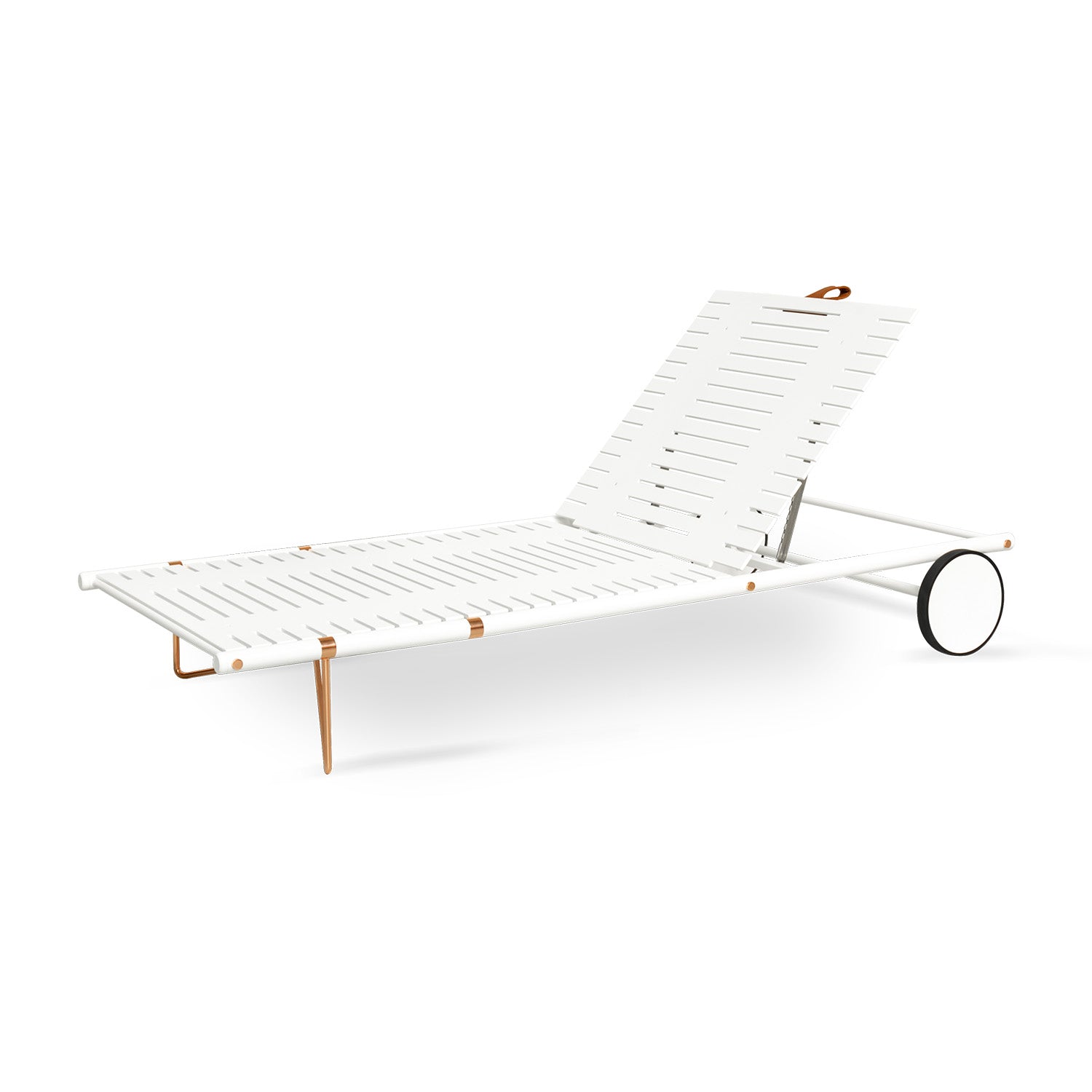 NOA Sunbed - Transat cuir ou tissu haut de gamme personnalisable