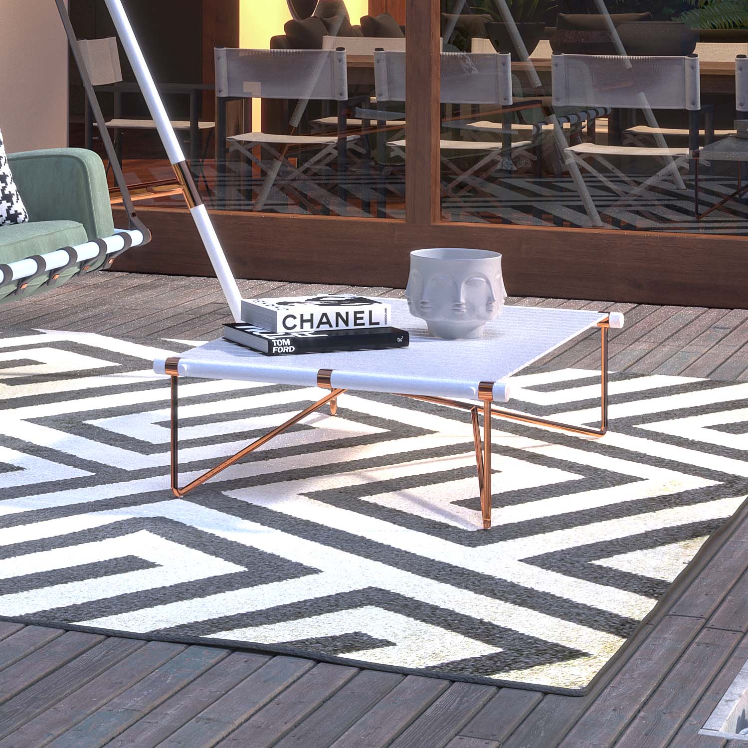 NOA Coffee Table - Table basse d'extérieur haut de gamme personnalisable