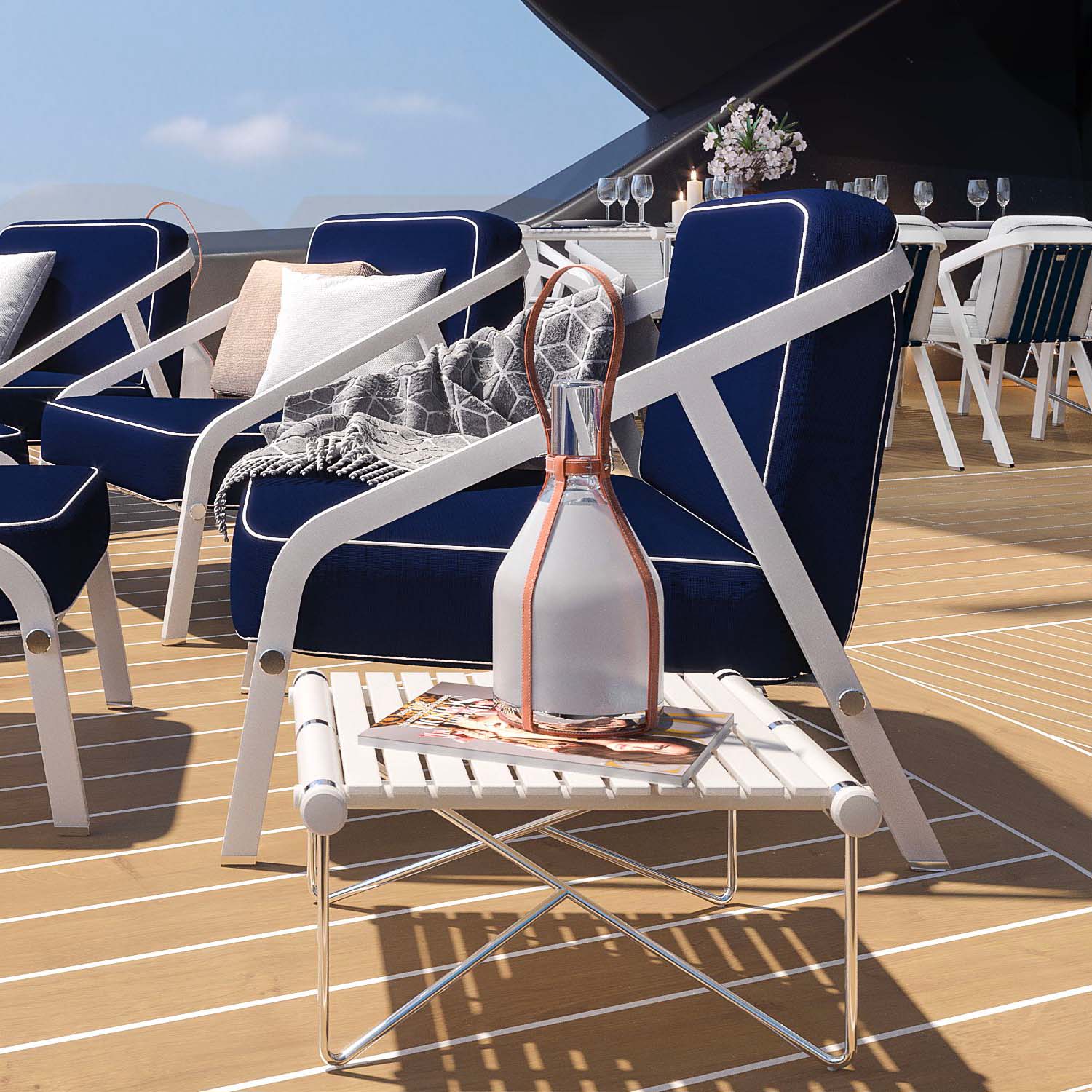 NOA Side Table - Table d'appoint d'extérieur haut de gamme personnalisable