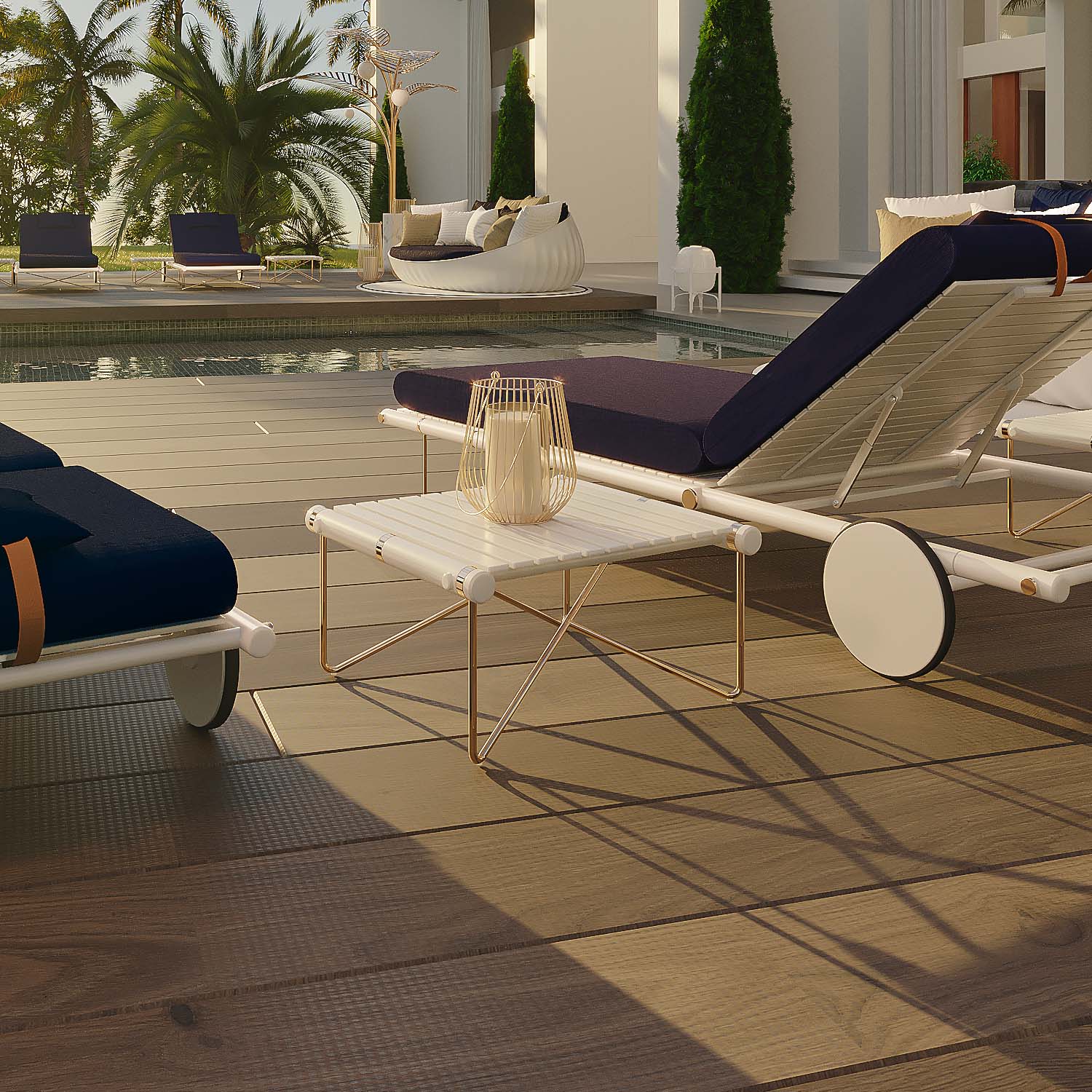 NOA Side Table - Table d'appoint d'extérieur haut de gamme personnalisable