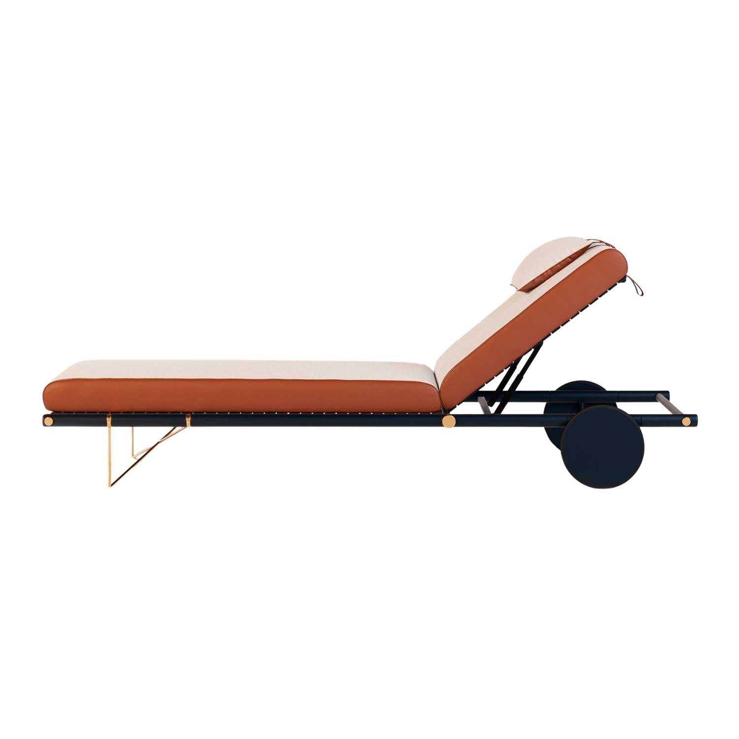 NOA Sunbed - Transat cuir ou tissu haut de gamme personnalisable