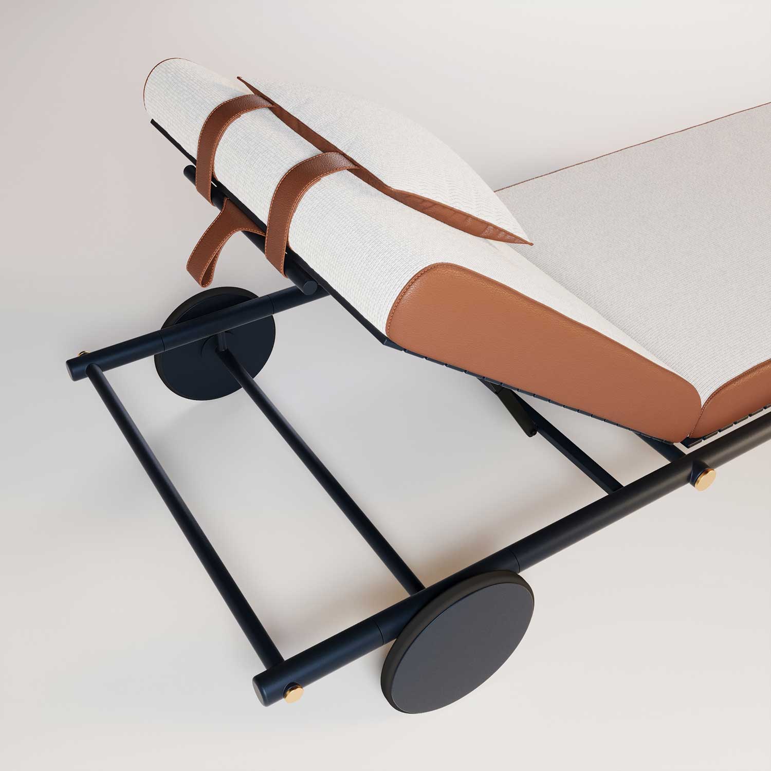 NOA Sunbed - Transat cuir ou tissu haut de gamme personnalisable