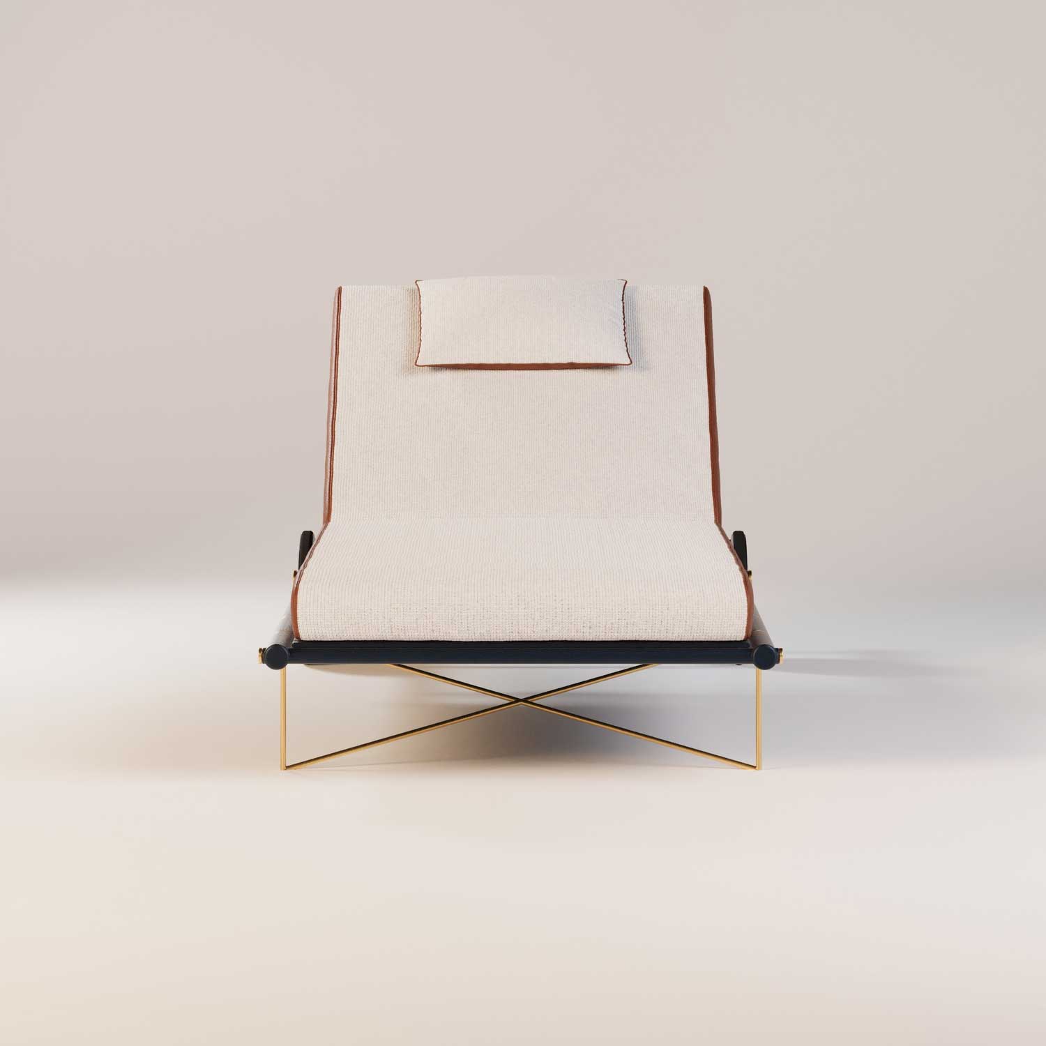 NOA Sunbed - Transat cuir ou tissu haut de gamme personnalisable