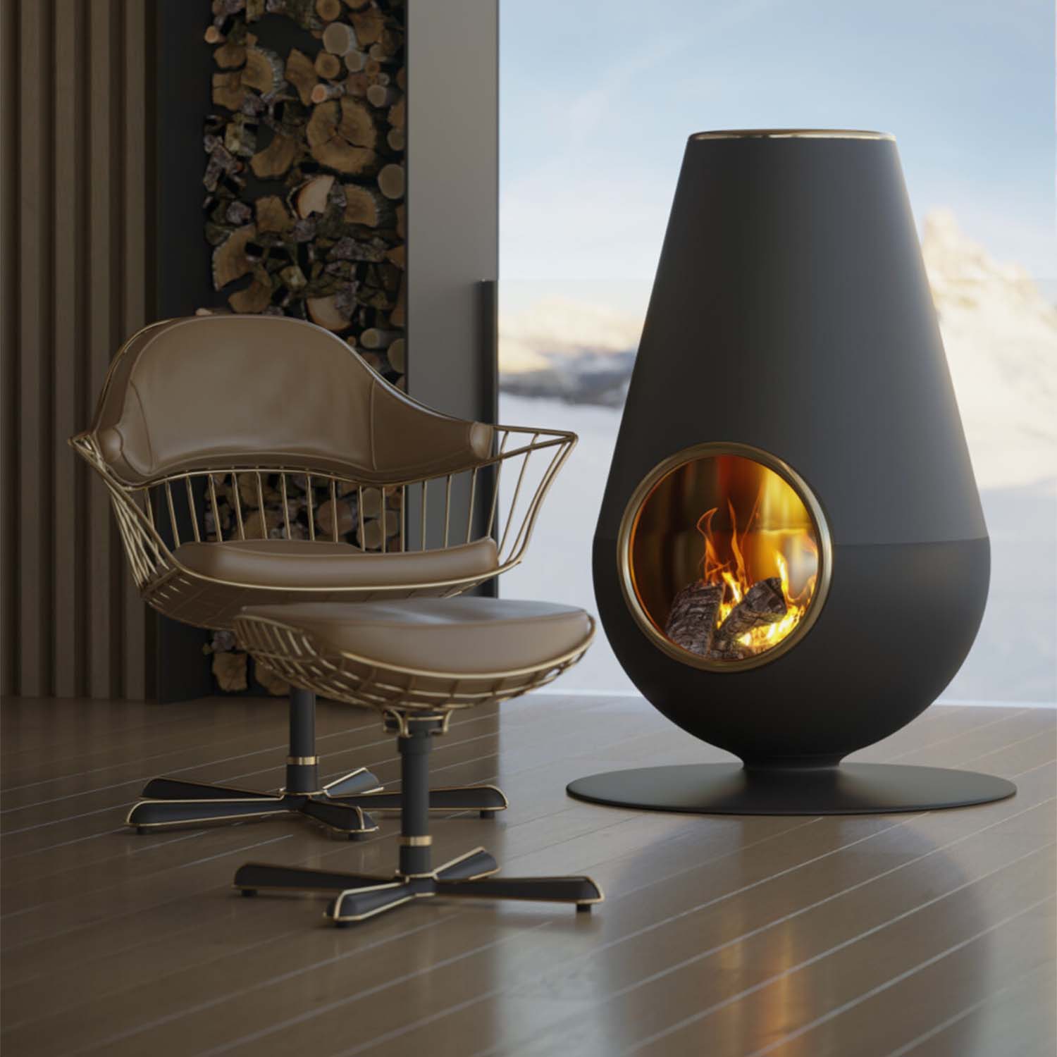 NODO Footstool - Repose-pied d'extérieur haut de gamme personnalisable