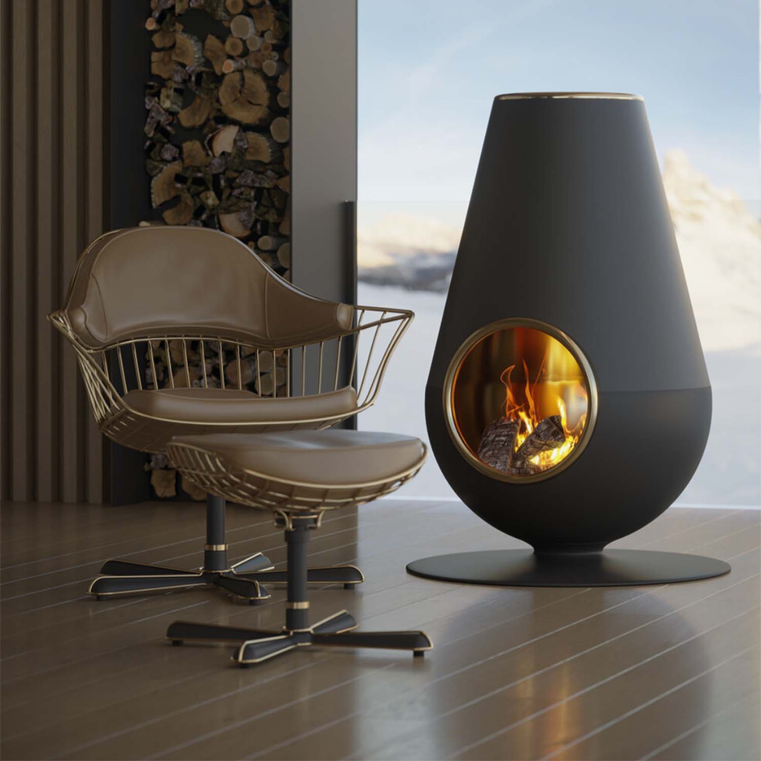 NODO Lounge Armchair - High-end, customizable outdoor armchair