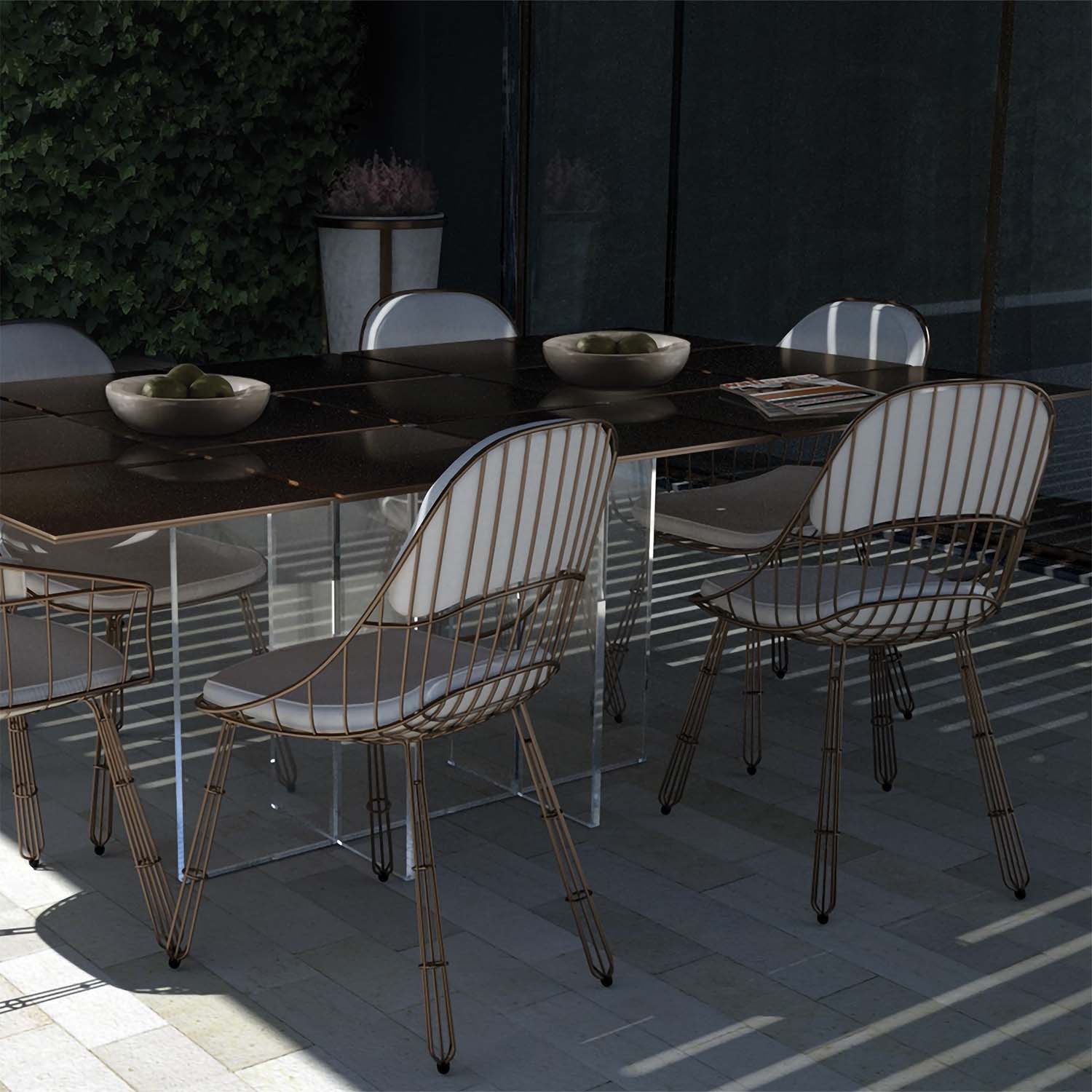 NODO Dining Chair - Chaise d'extérieur haut de gamme personnalisable