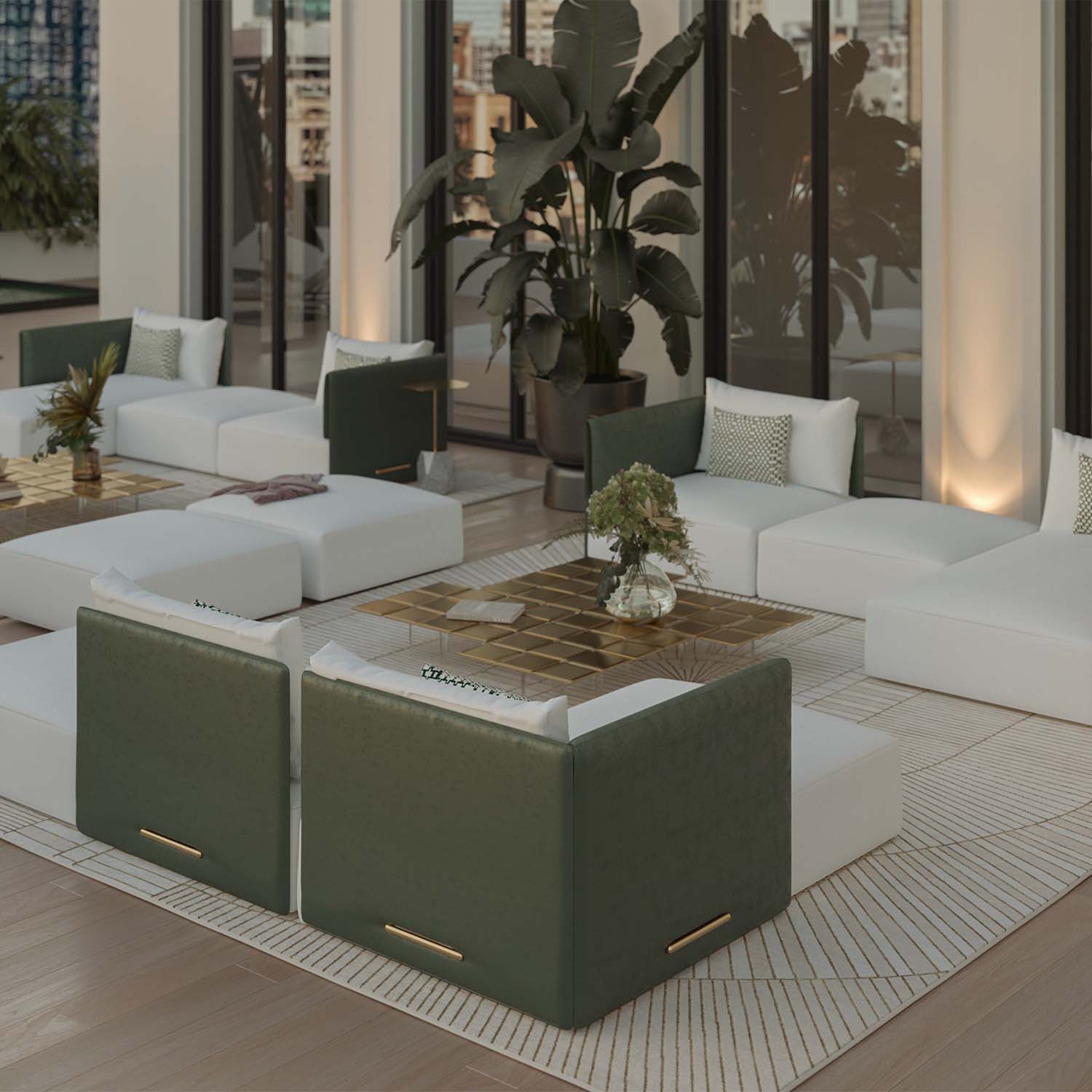 NOMAD Modular - Canapé d'extérieur modulable haut de gamme personnalisable