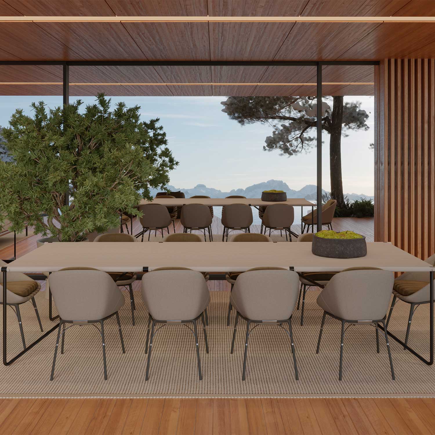 NOA Dining Table - High-end customizable outdoor dining table