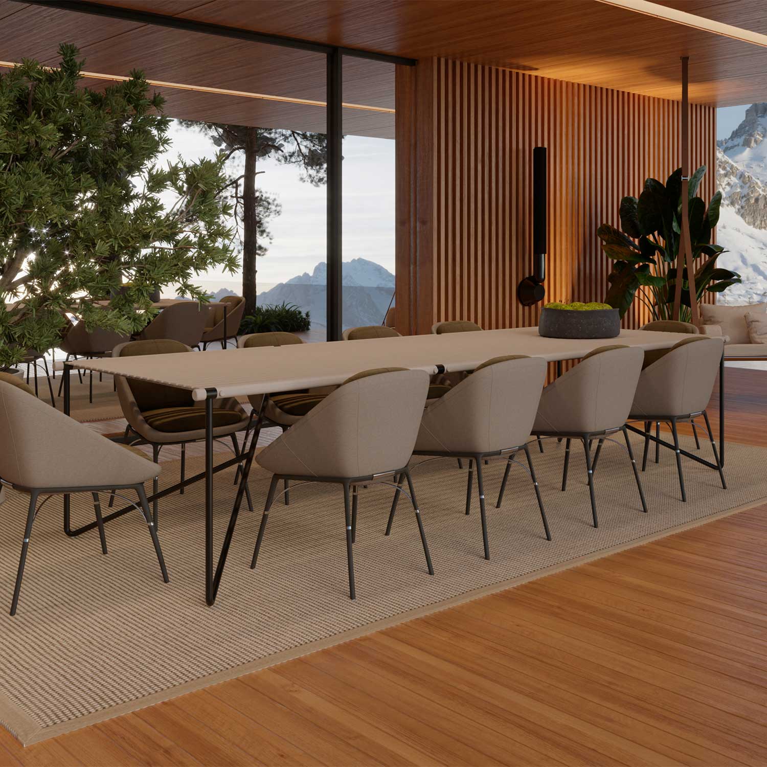 NOA Dining Table - High-end customizable outdoor dining table