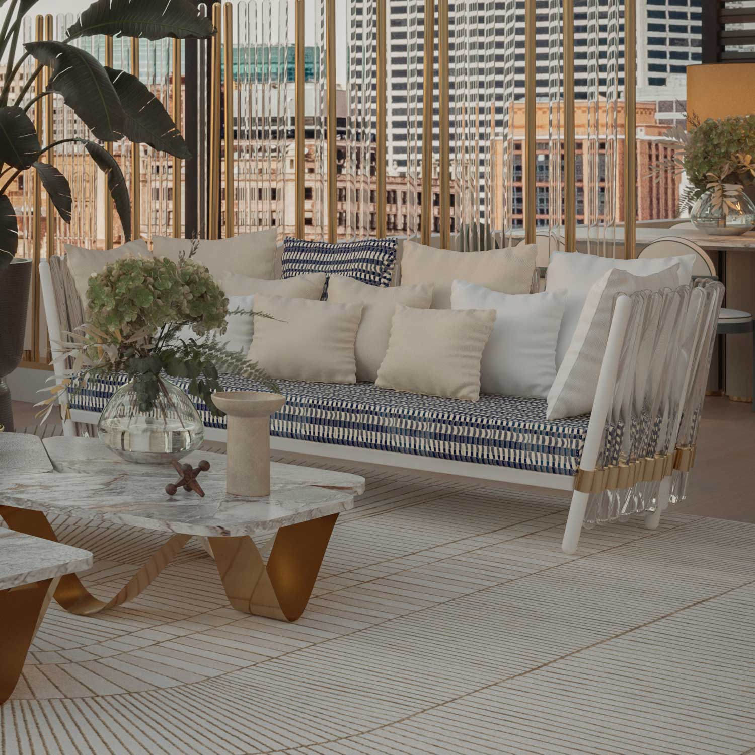 PILLOW - Coussin d'extérieur design haut de gamme personnalisable