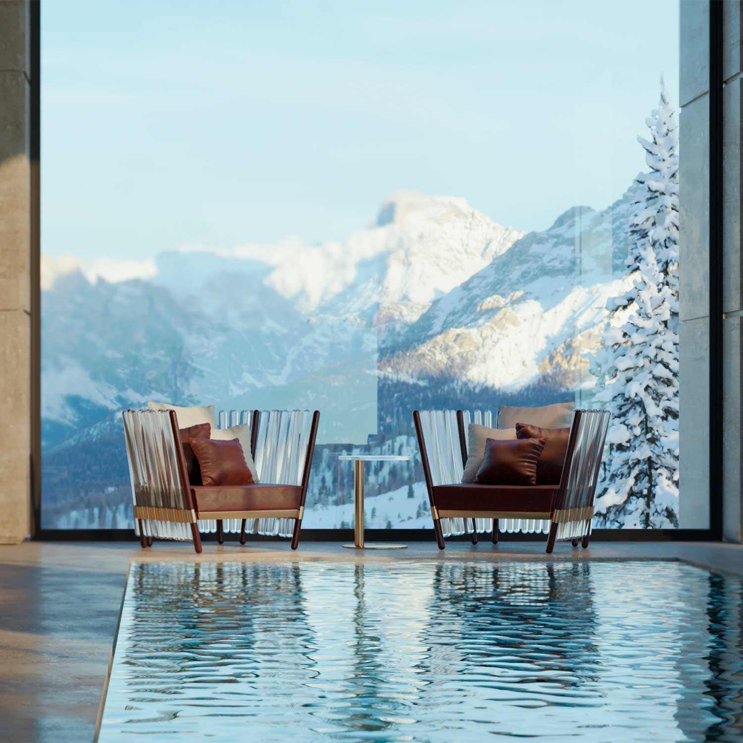 HOUDINI Armchair - Fauteuil d'extérieur design haut de gamme personnalisable