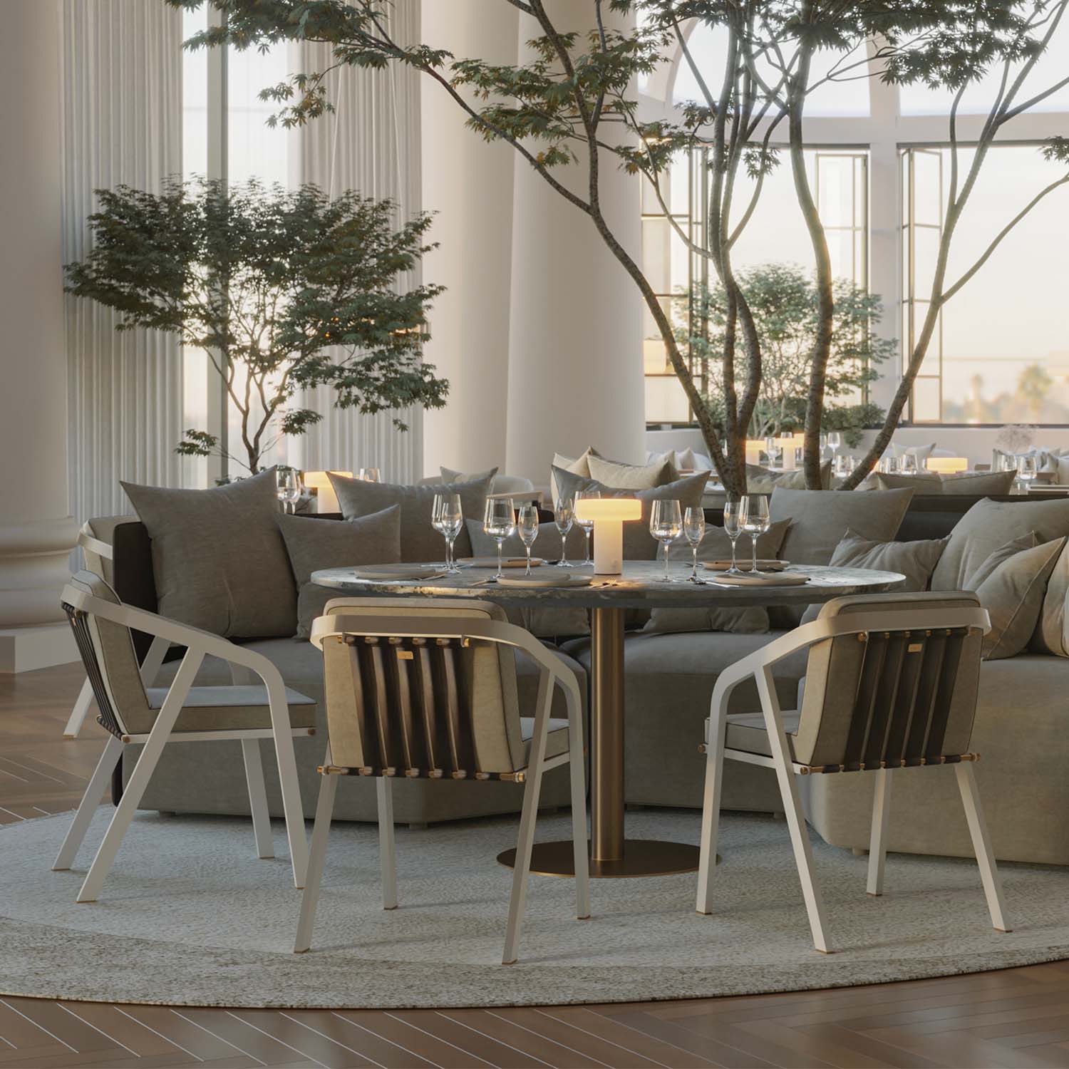 RIBBON Dining Chair - Chaise d'extérieur haut de gamme personnalisable