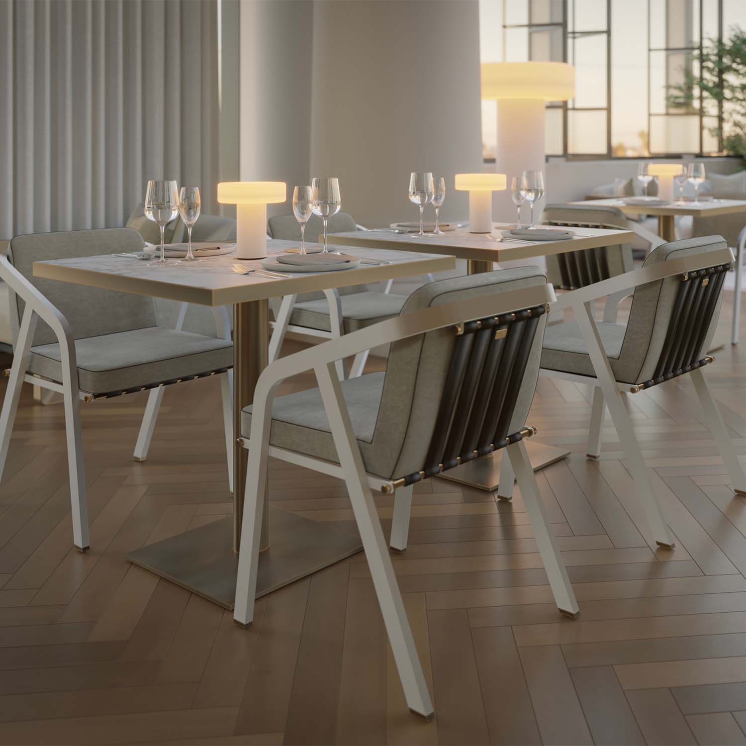 RIBBON Dining Chair - Chaise d'extérieur haut de gamme personnalisable