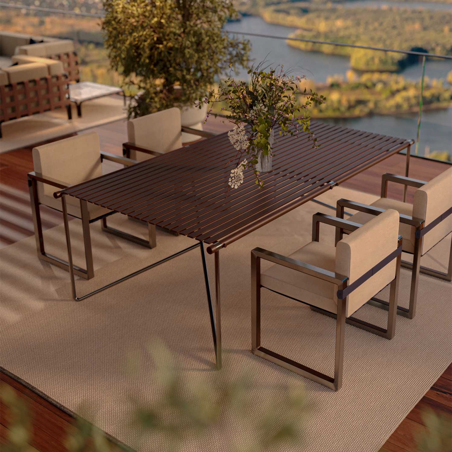 SACCU Chair - High-end customizable outdoor chair