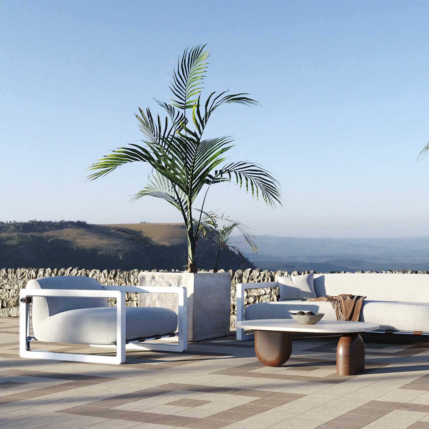 SACCU Armchair - High-end customizable outdoor armchair