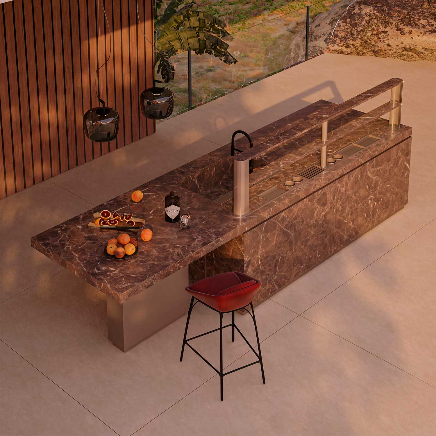 SENSES Kitchen - Cuisine d'extérieur haut de gamme personnalisable