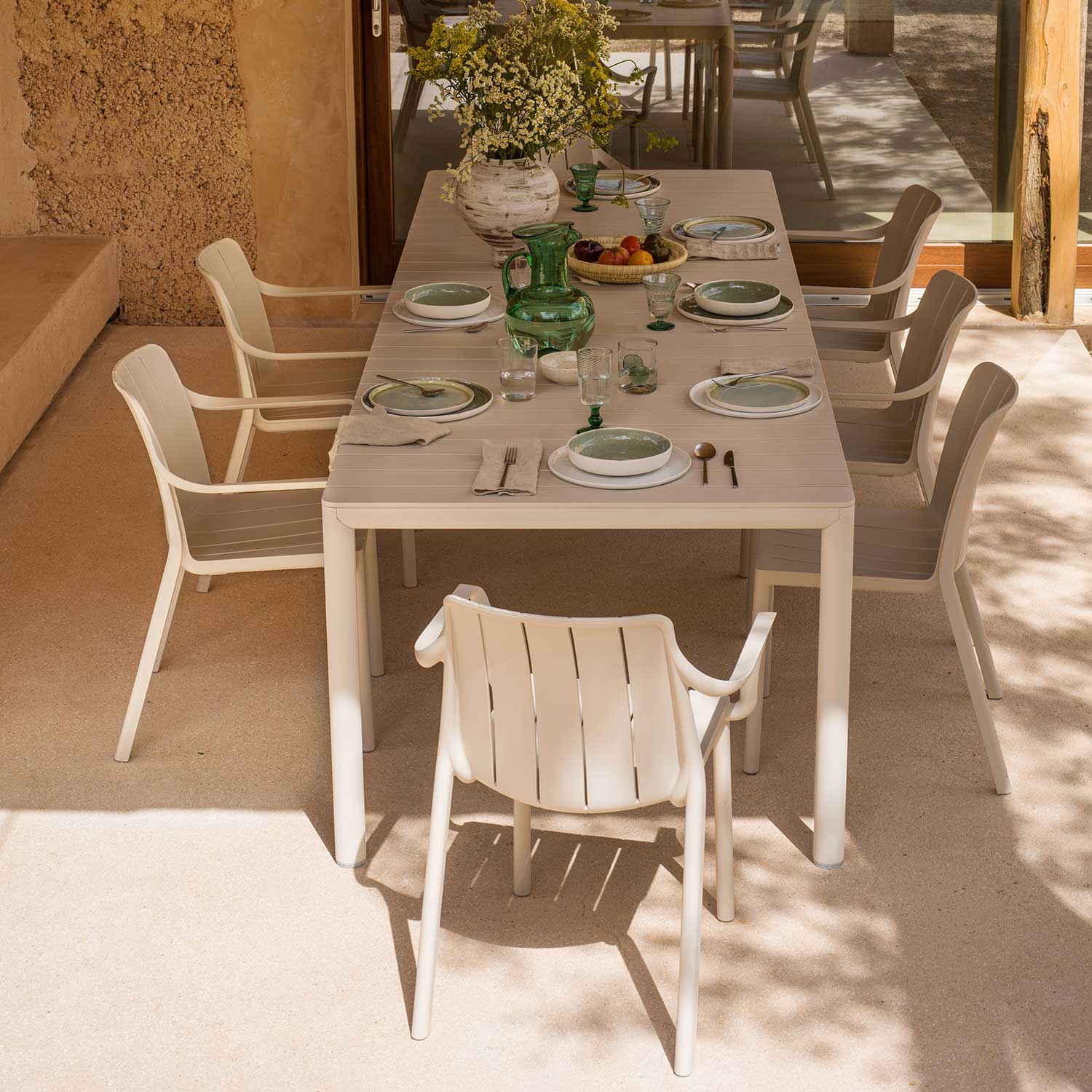 TIBERINA Armchair - Chaise d'extérieur design avec accoudoirs