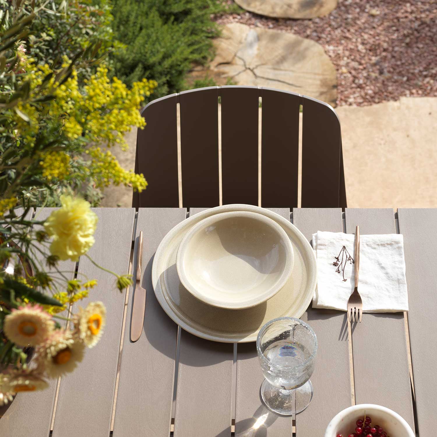 TEVERE - Table extérieur extensible design moderne