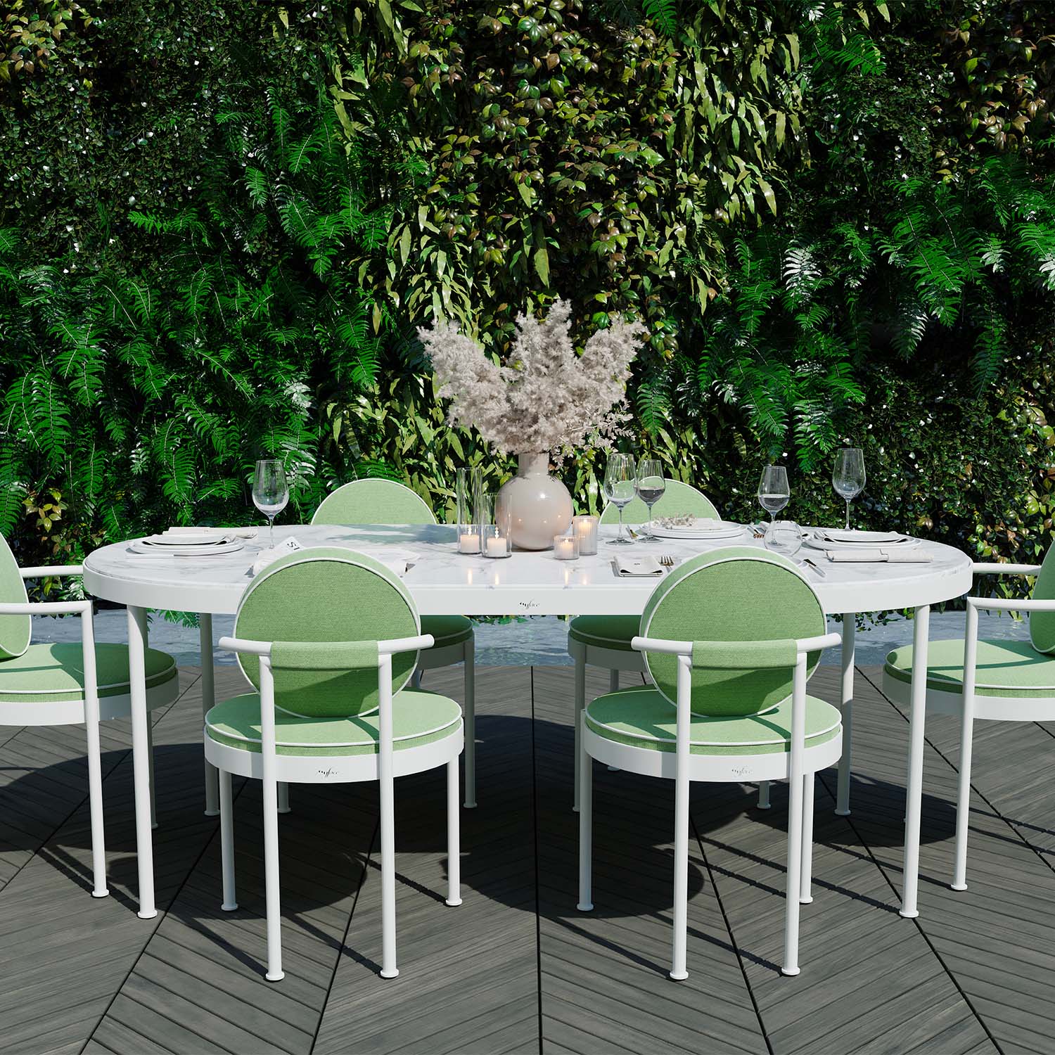 TRACE Dining Chair - Chaise d'extérieur haut de gamme personnalisable