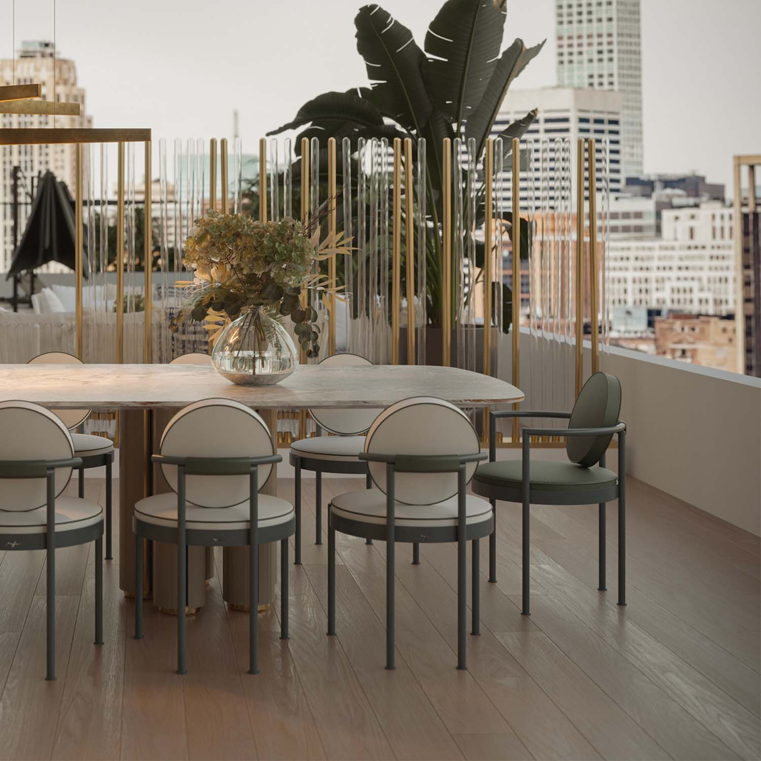 TRACE Dining Chair - Chaise d'extérieur haut de gamme personnalisable