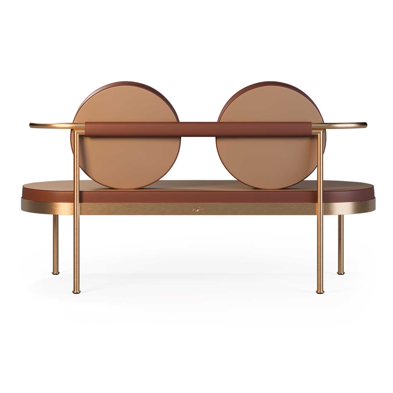 TRACE Bench Back - Banc d'extérieur haut de gamme personnalisable